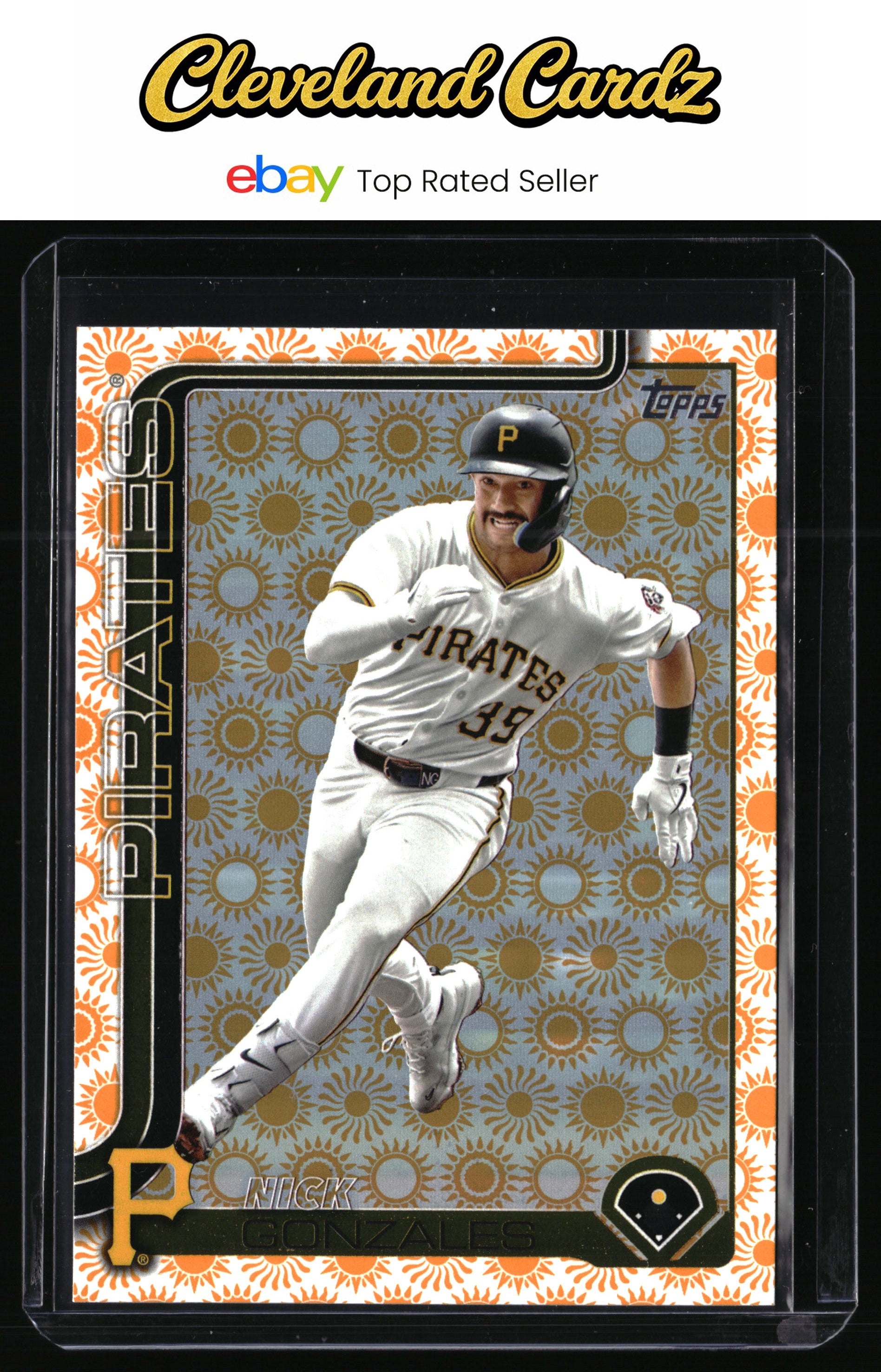 2025 Topps #542 Nick Gonzales Holiday