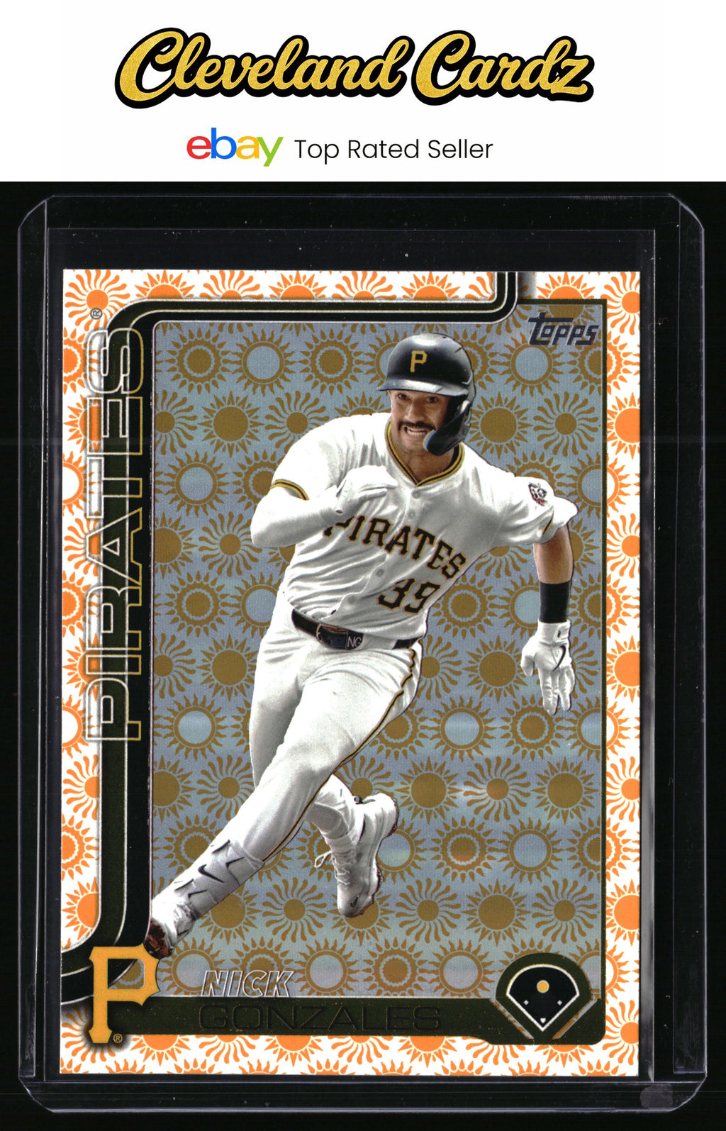2025 Topps #542 Nick Gonzales Holiday