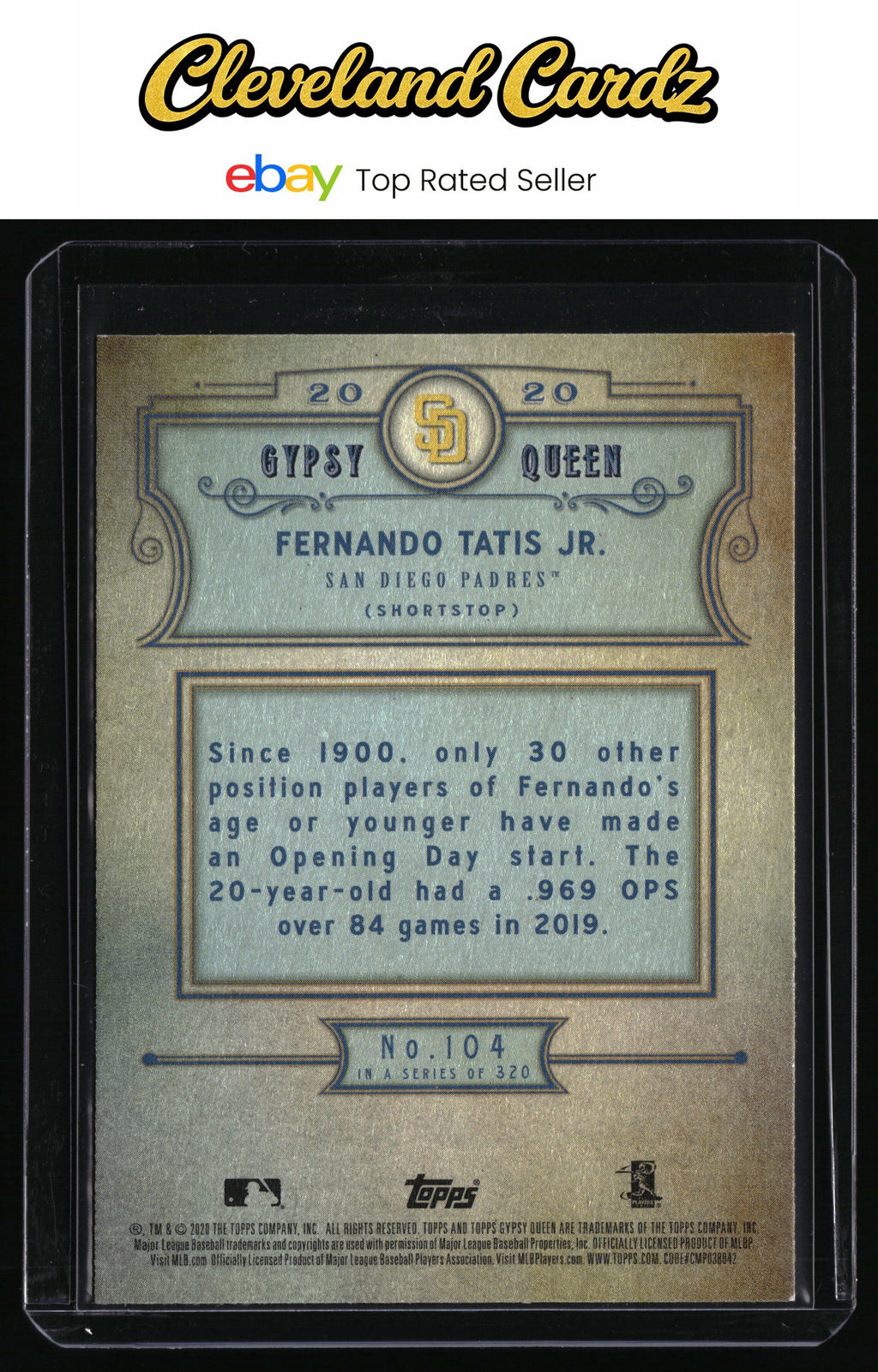 2020 Topps Gypsy Queen #104 Fernando Tatis Jr.