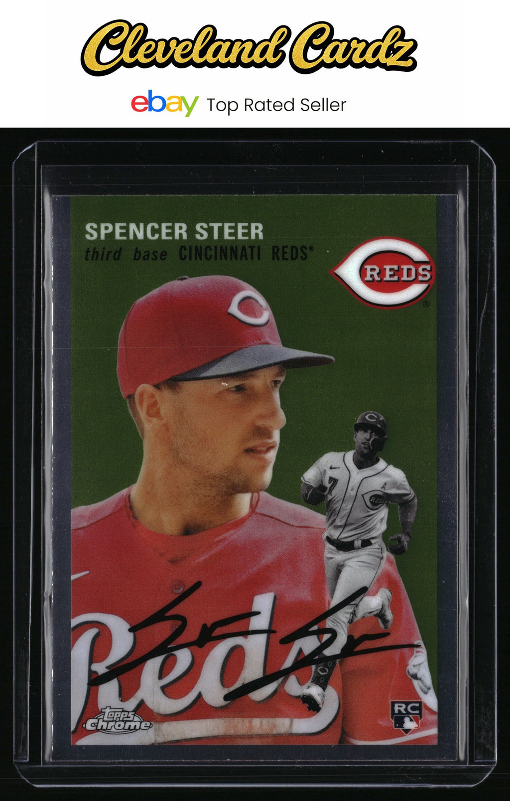 2023 Topps Chrome Platinum Anniversary #144 Spencer Steer