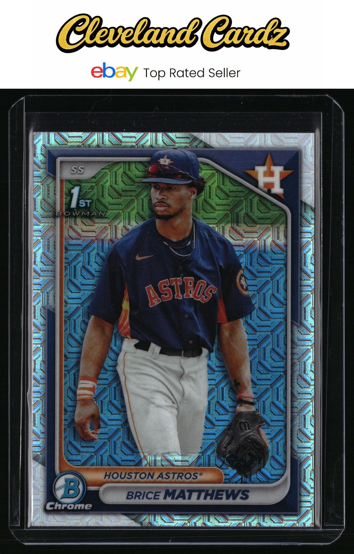 2024 Bowman #BCP-69 Brice Matthews Chrome Prospects Mojo Refractors
