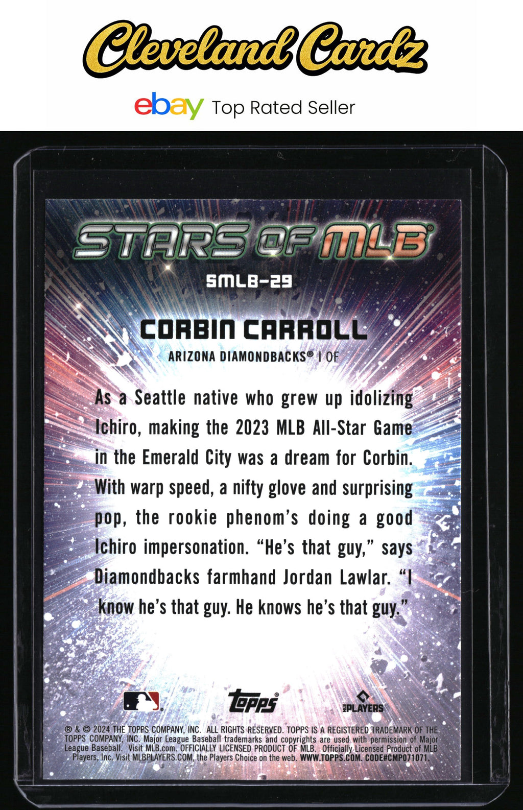 2024 Topps #SMLB-29 Corbin Carroll Stars of MLB