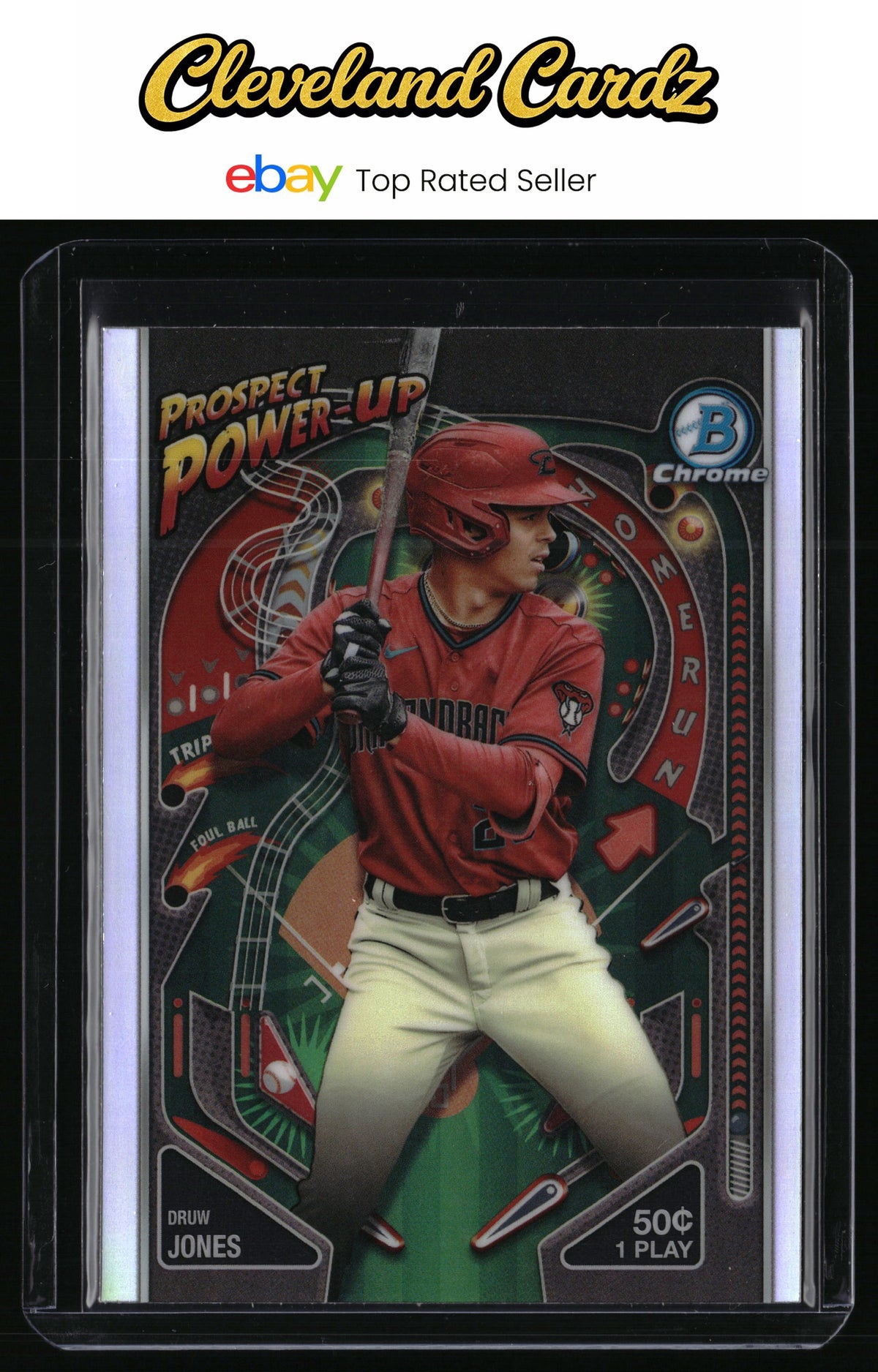 2024 Bowman #PP-4 Druw Jones Prospect Power-Up