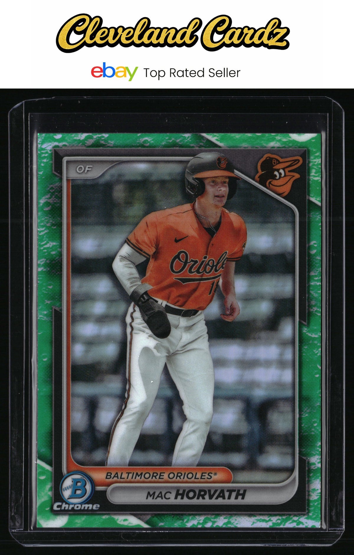 2024 Bowman #BCP-6 Mac Horvath Chrome Prospects Refractors #/499