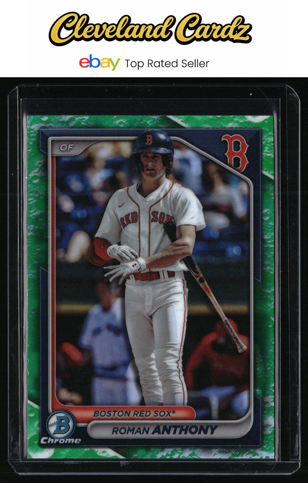 2024 Bowman #BCP-22 Roman Anthony Chrome Prospects Lunar Glow Refractors
