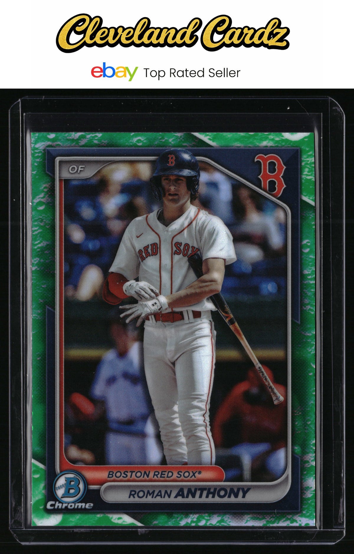 2024 Bowman #BCP-22 Roman Anthony Chrome Prospects Lunar Glow Refractors