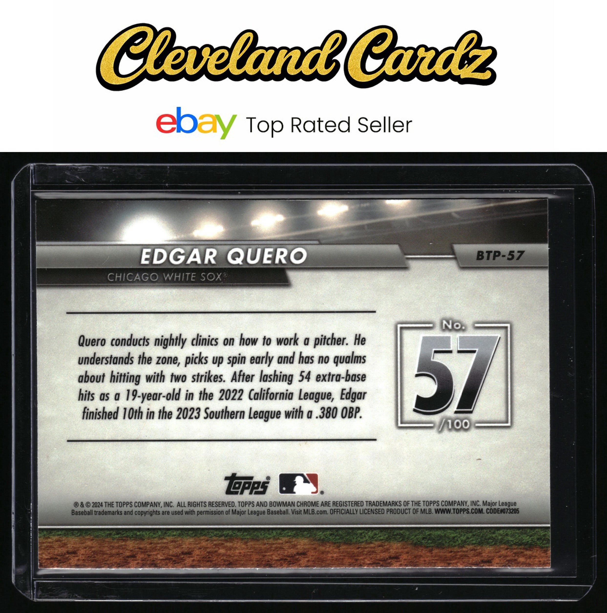 2024 Bowman #BTP-57 Edgar Quero Bowman Scouts' Top 100