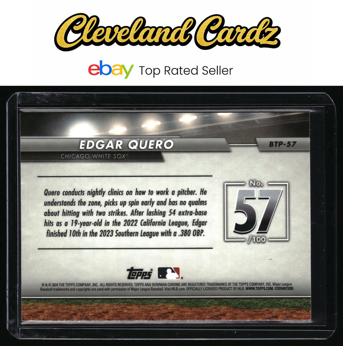 2024 Bowman #BTP-57 Edgar Quero Bowman Scouts' Top 100