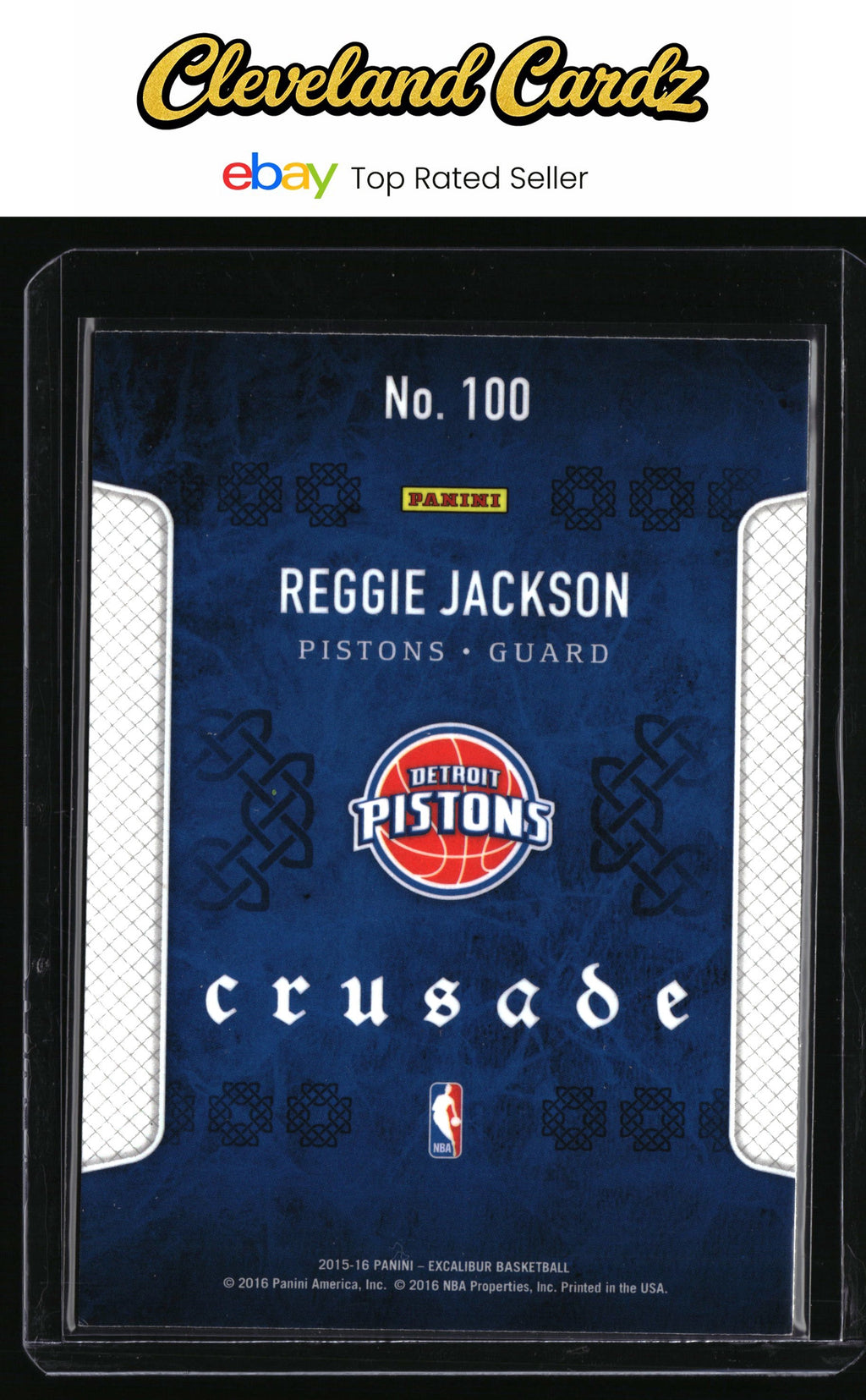 2015-16 Panini Excalibur #100 Reggie Jackson Crusade