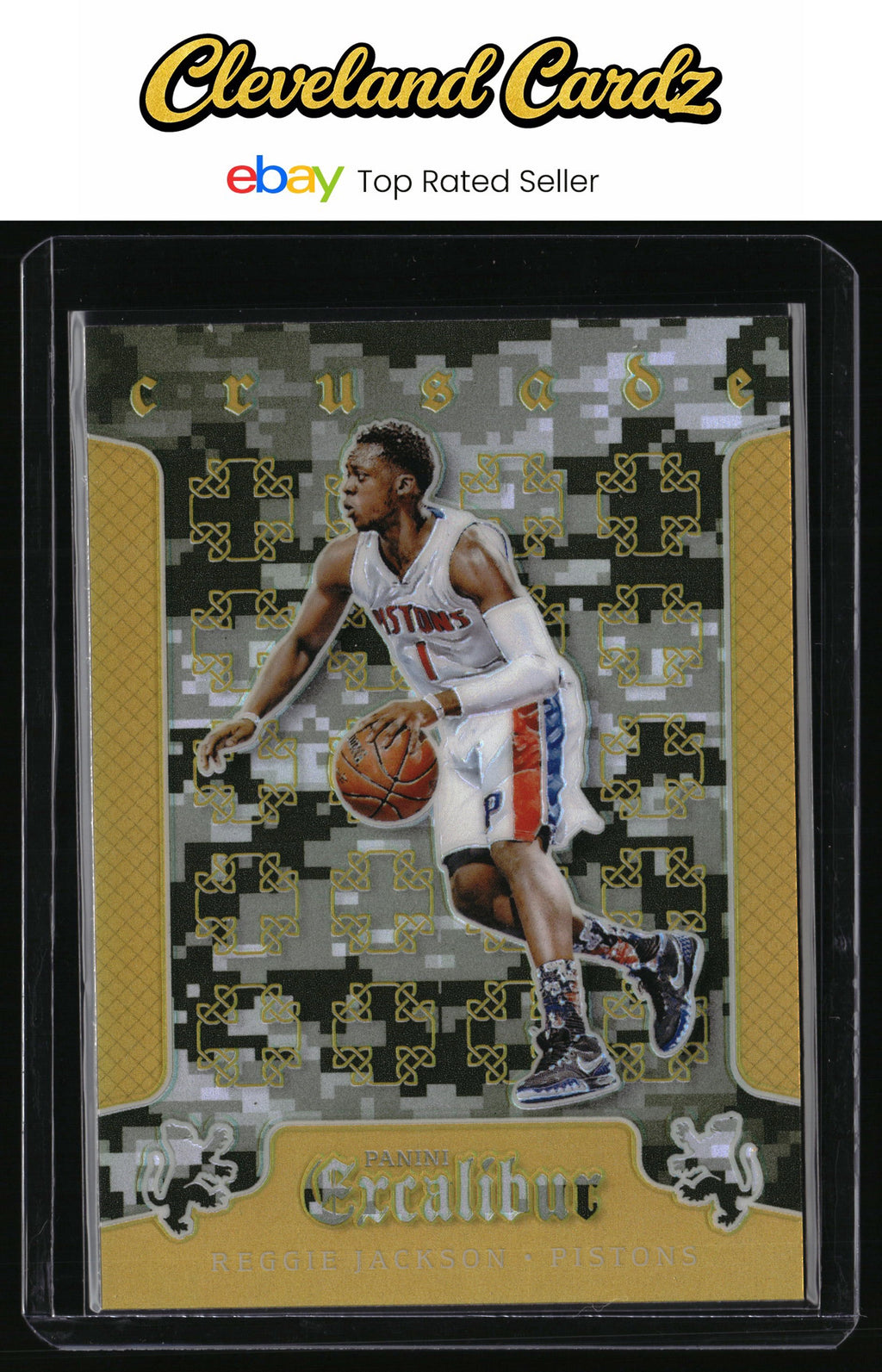 2015-16 Panini Excalibur #100 Reggie Jackson Crusade
