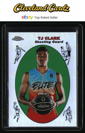 2021-22 Topps Chrome Overtime Elite #69TB-6 TJ Clark 1969 Topps Basketball