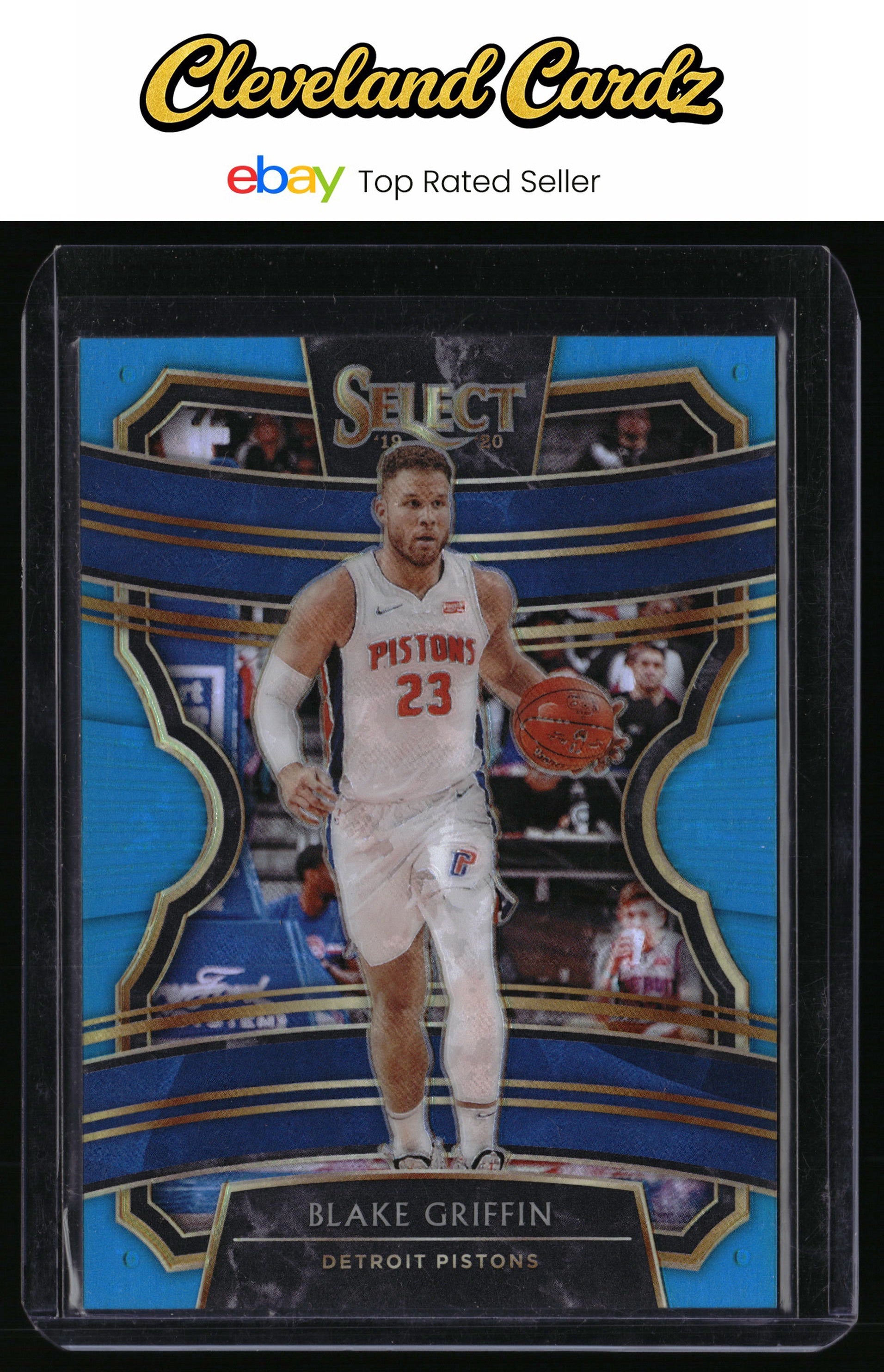 2019-20 Panini Select #46 Blake Griffin Light Blue Prizms #/299