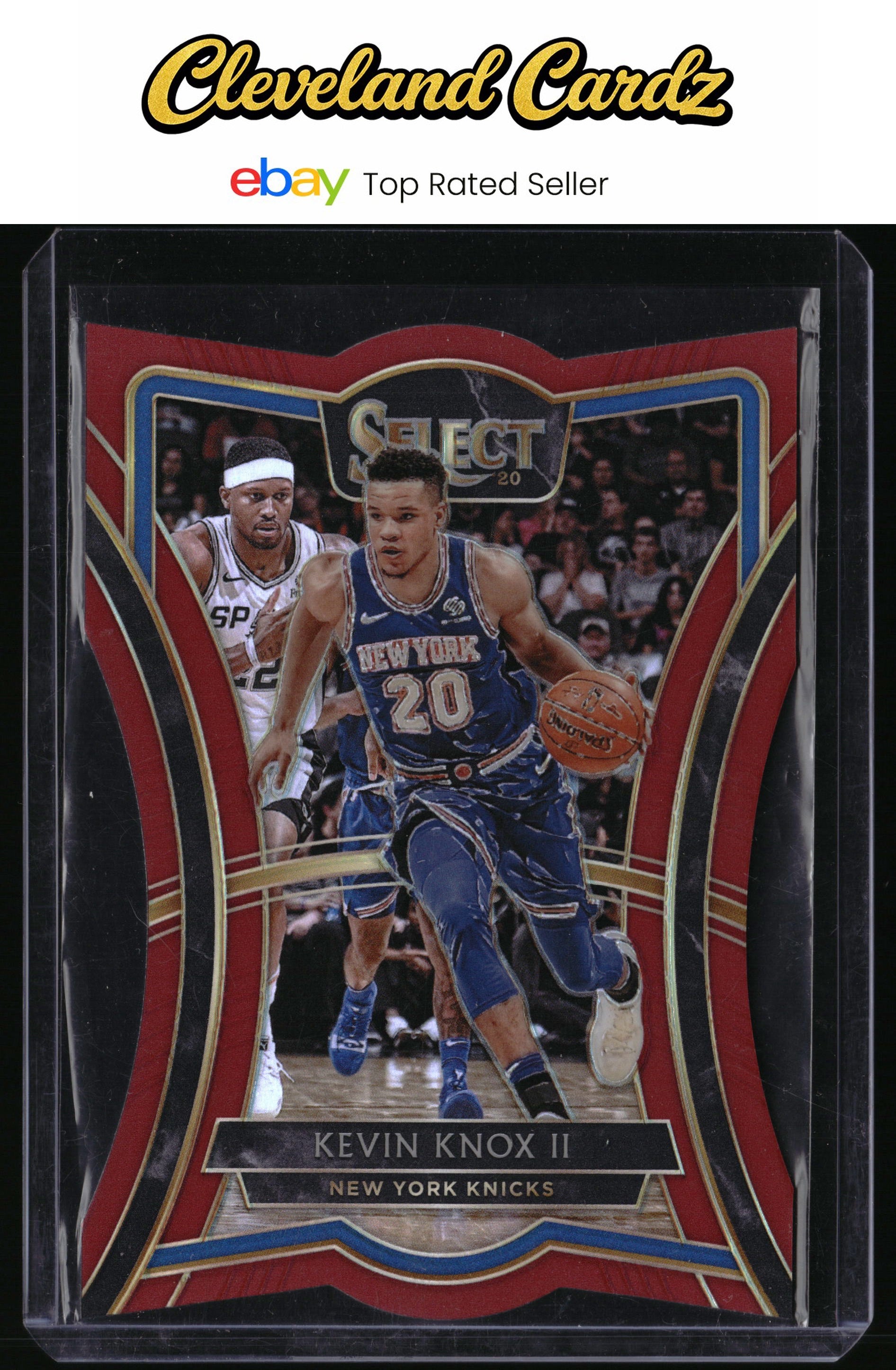 2019-20 Panini Select #103 Kevin Knox II Maroon Prizms Die Cut #/175