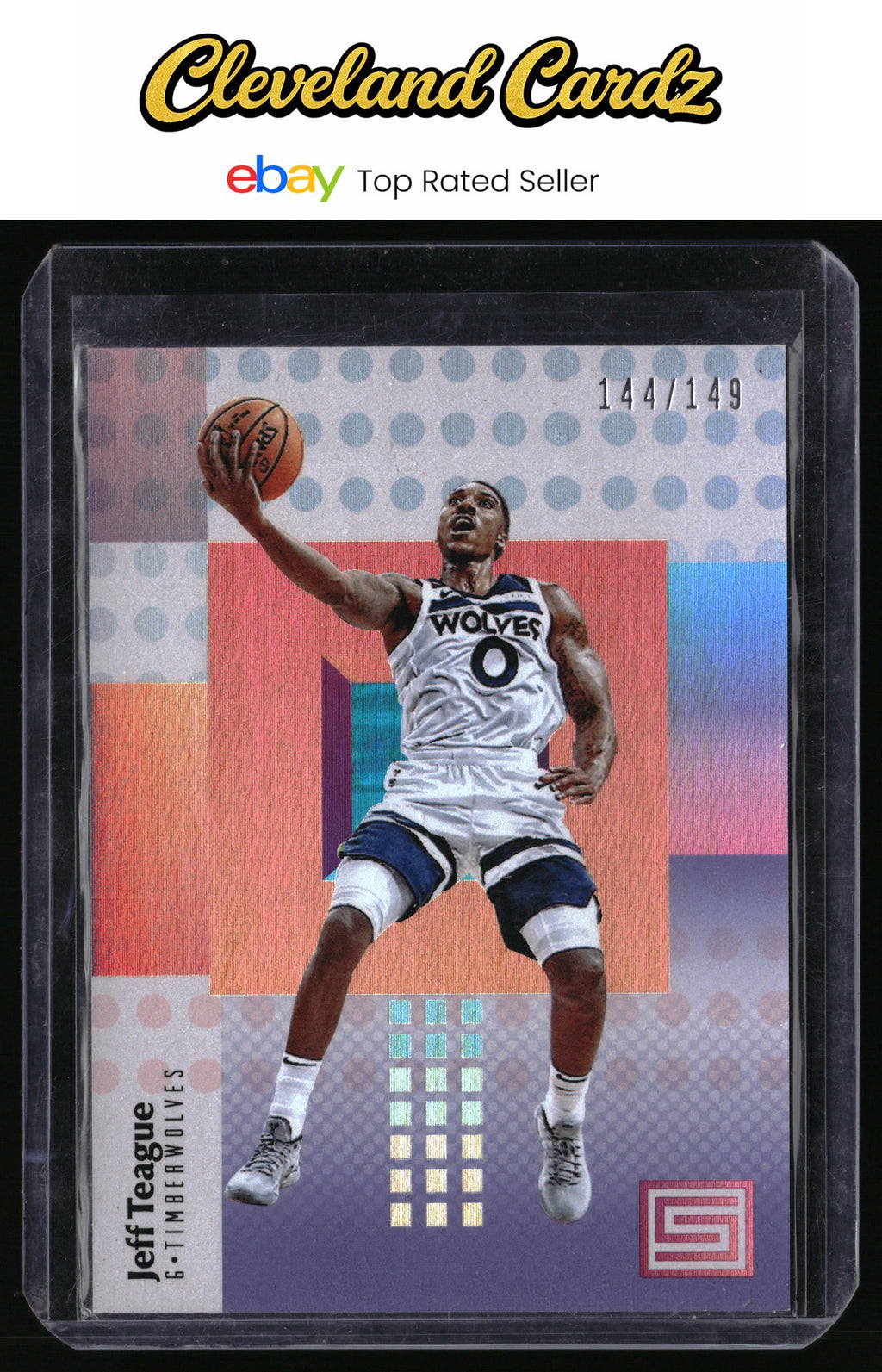 2017-18 Panini Status #17 Jeff Teague Purple #/149