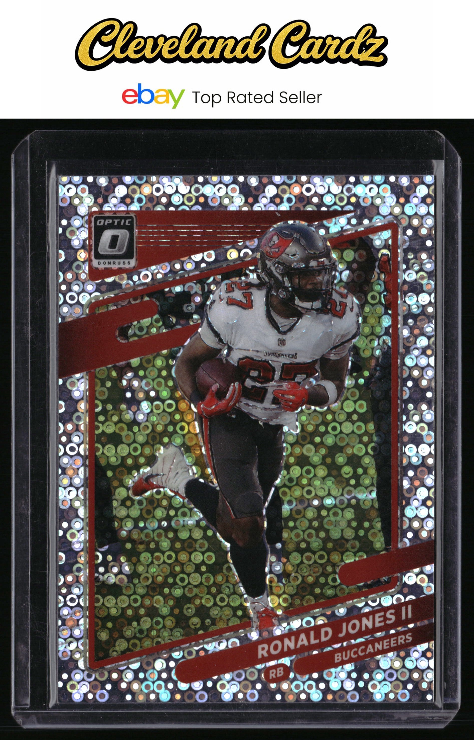 2021 Donruss Optic #173 Ronald Jones II Silver Circles #/125