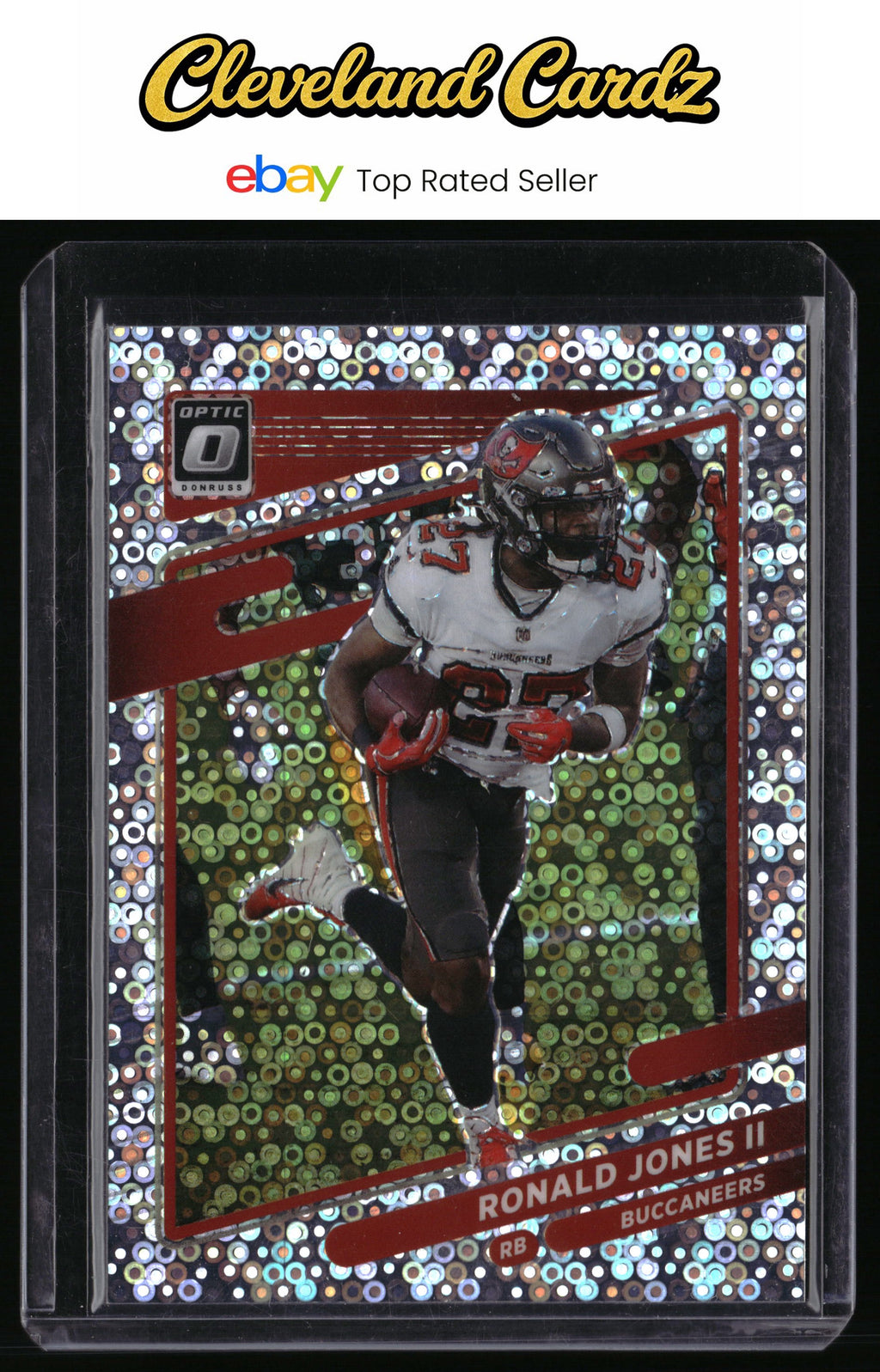 2021 Donruss Optic #173 Ronald Jones II Silver Circles #/125