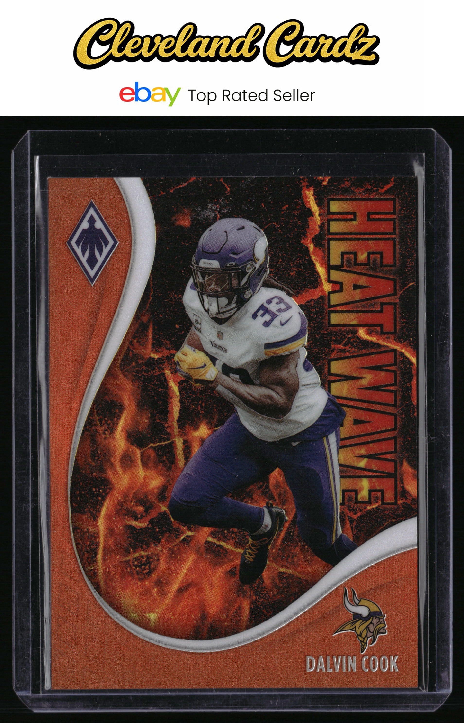 2021 Panini Phoenix #7 Dalvin Cook Heat Wave Orange #/99