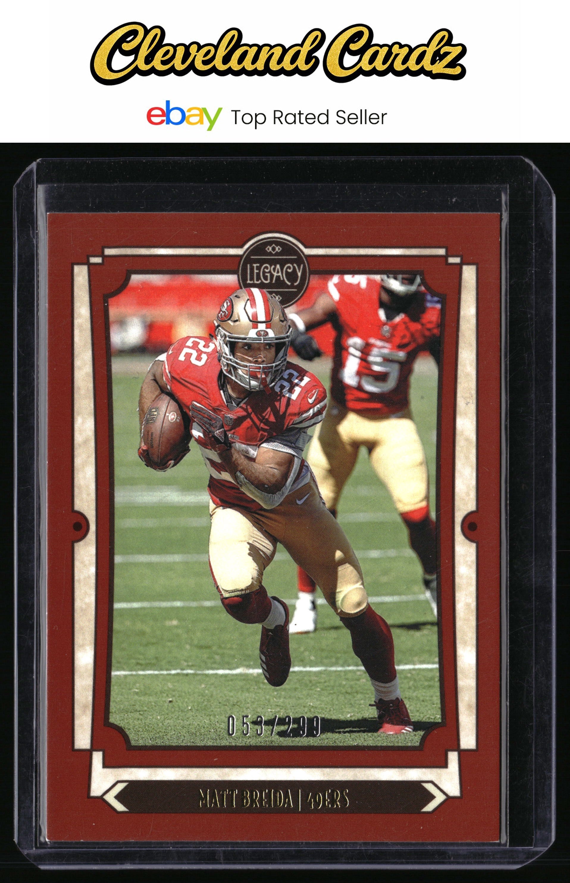 2019 Panini Legacy #98 Matt Breida Red #/299