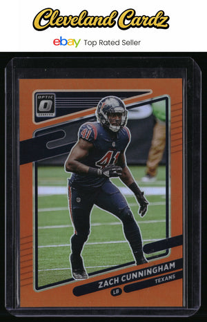 2021 Donruss Optic #105 Zach Cunningham Orange #/199
