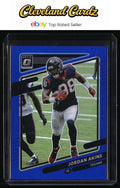 2021 Donruss Optic #103 Jordan Akins Blue #/179