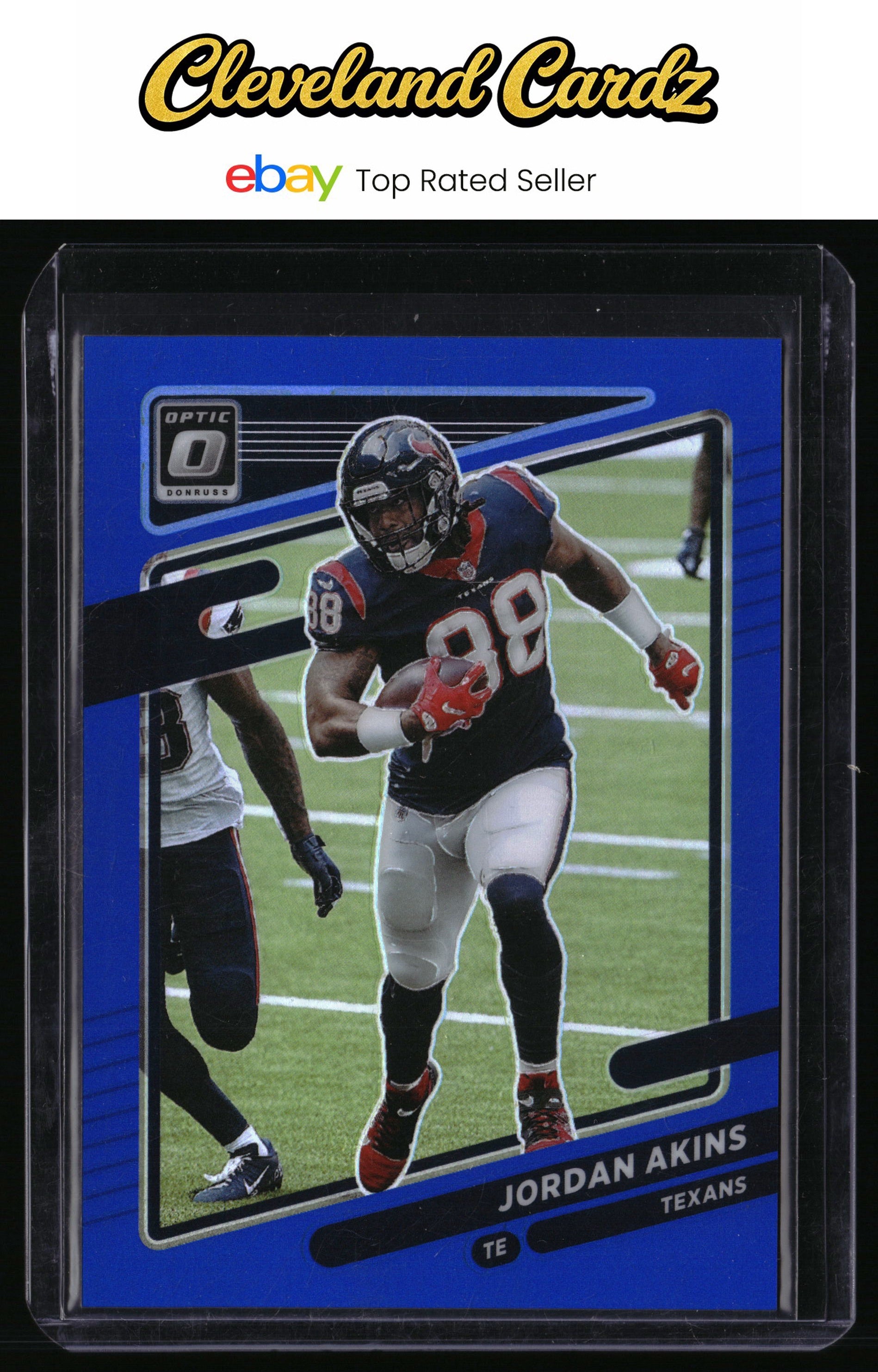 2021 Donruss Optic #103 Jordan Akins Blue #/179