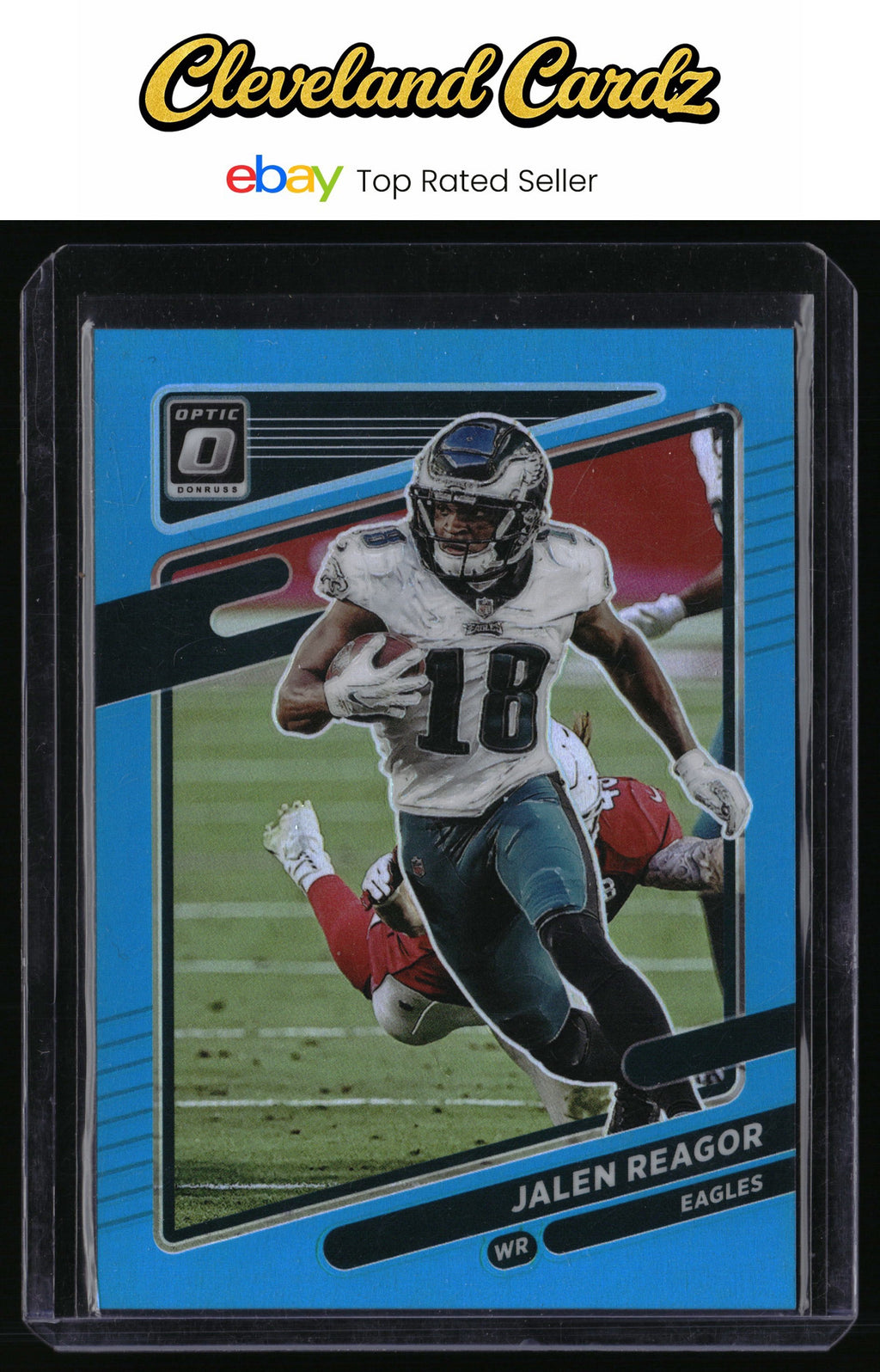 2021 Donruss Optic #7 Jalen Reagor Aqua #/299
