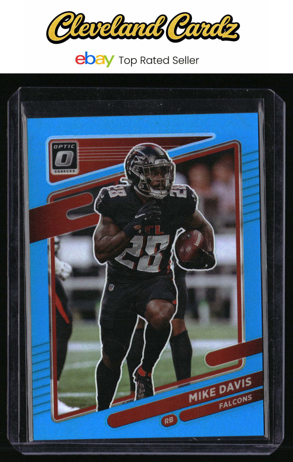 2021 Donruss Optic #154 Mike Davis Aqua #/299