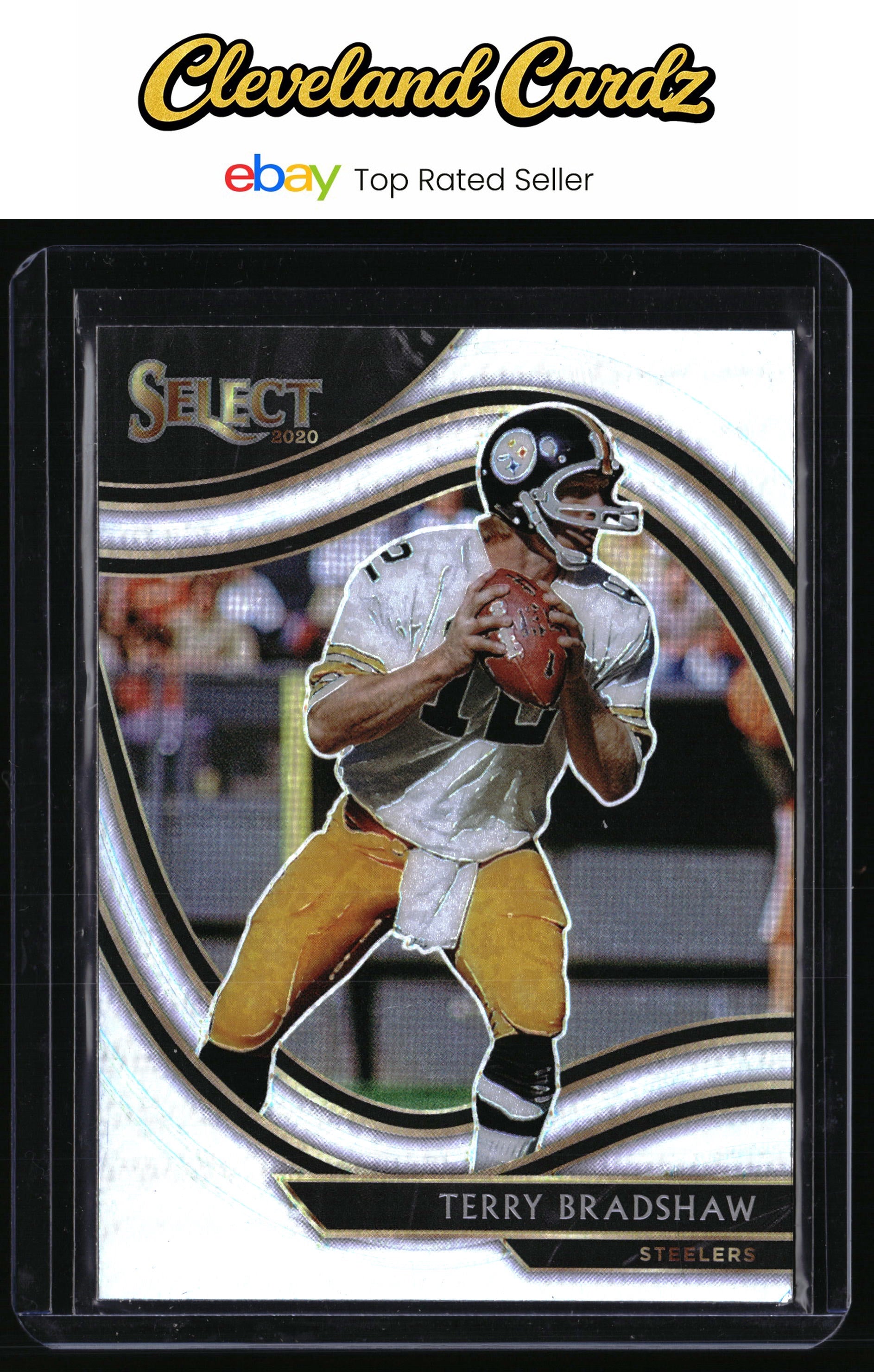 2020 Panini Select #308 Terry Bradshaw Silver Prizm