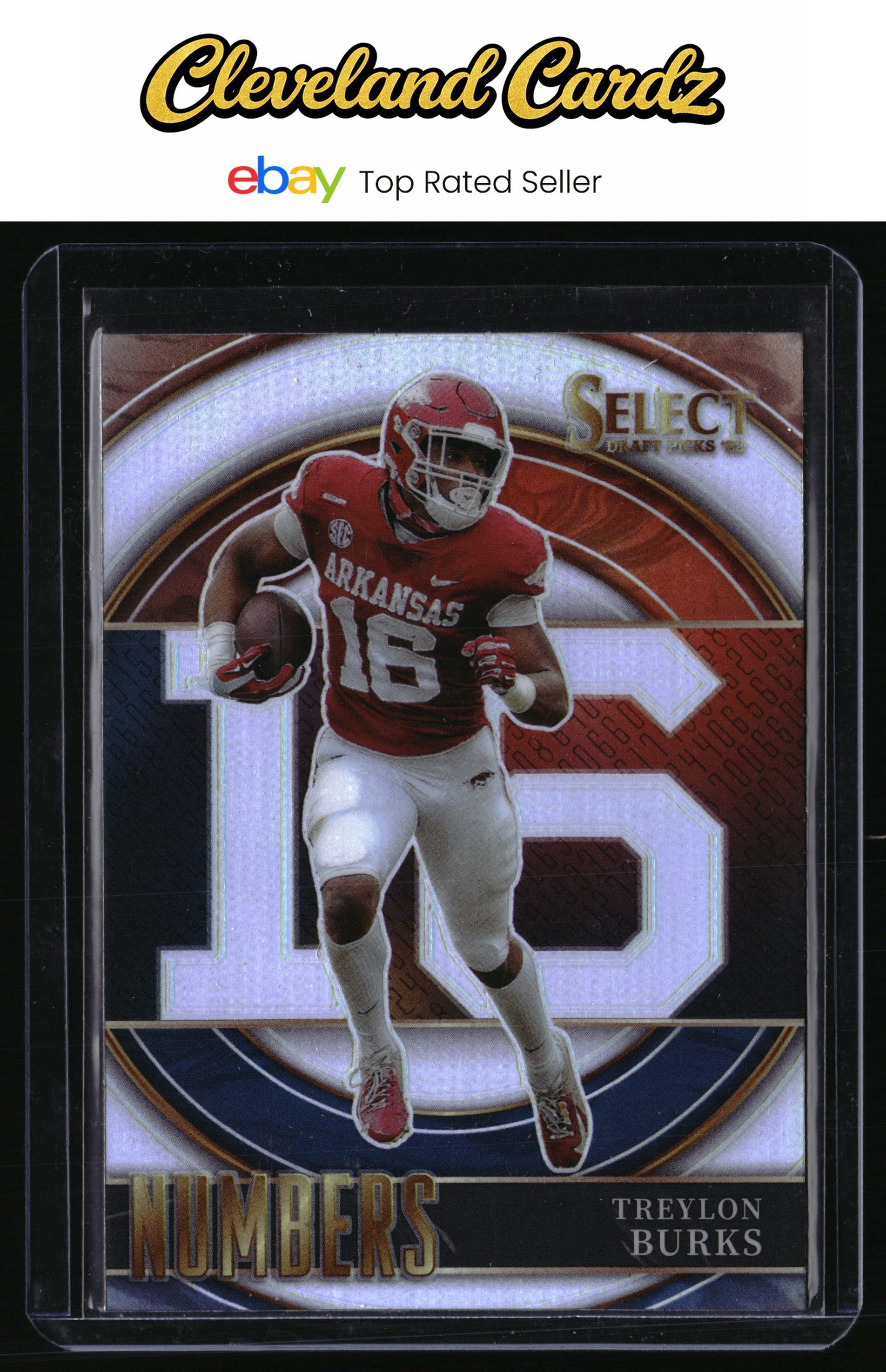 2022 Panini Select Draft Picks #SNTB Treylon Burks Select Numbers