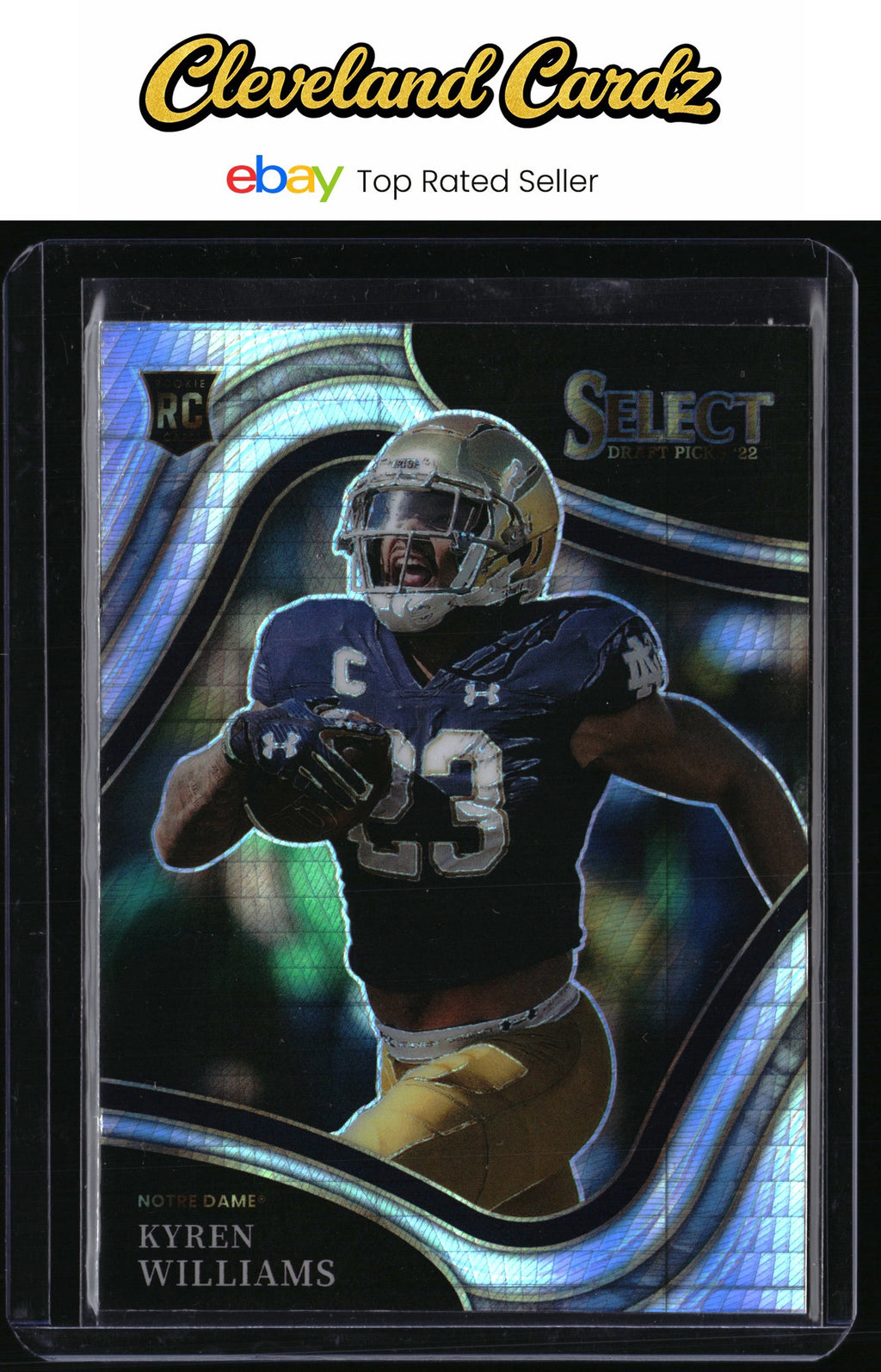 2022 Panini Select Draft Picks #120 Kyren Williams Silver Prizm