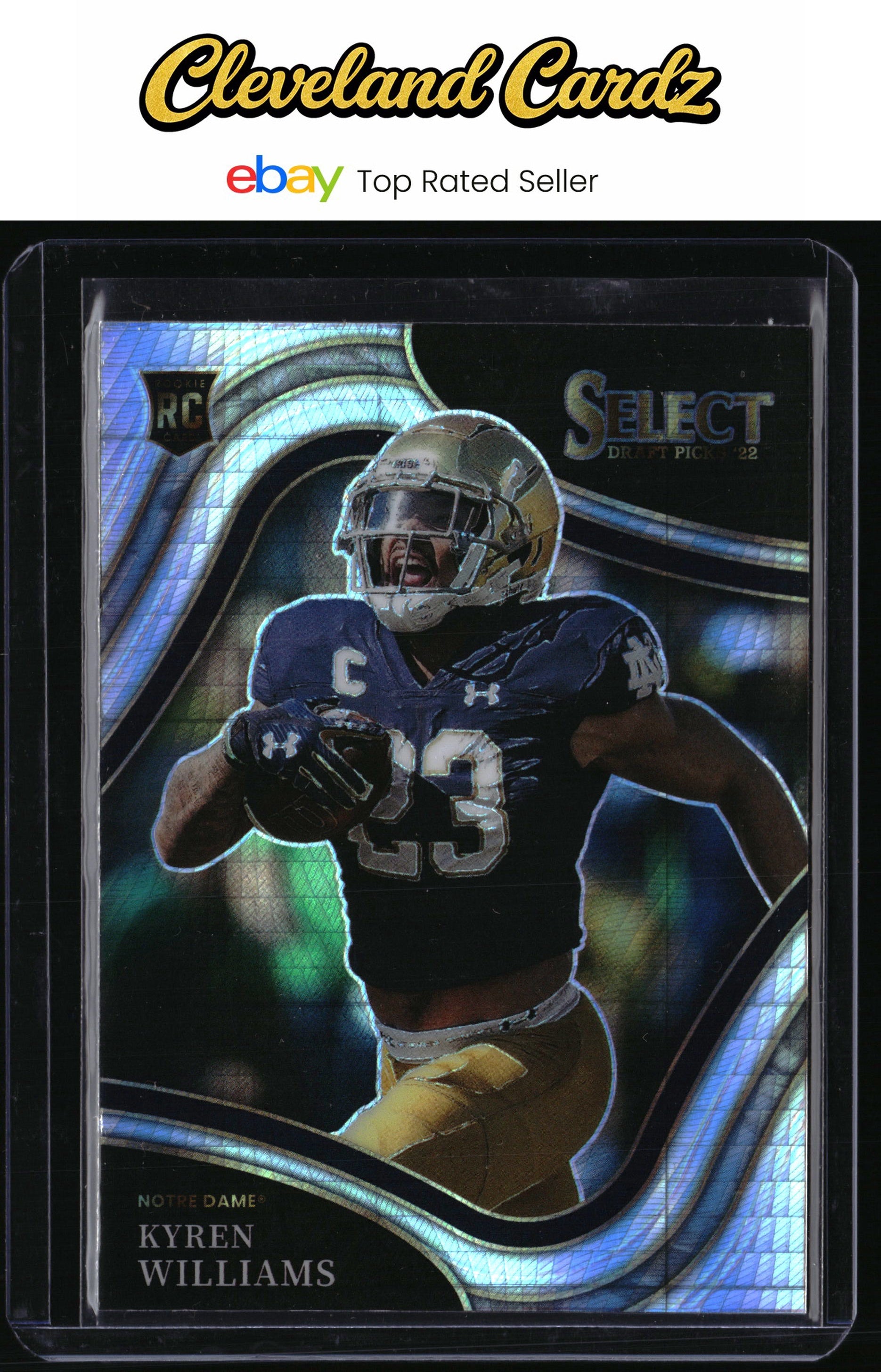 2022 Panini Select Draft Picks #120 Kyren Williams Silver Prizm