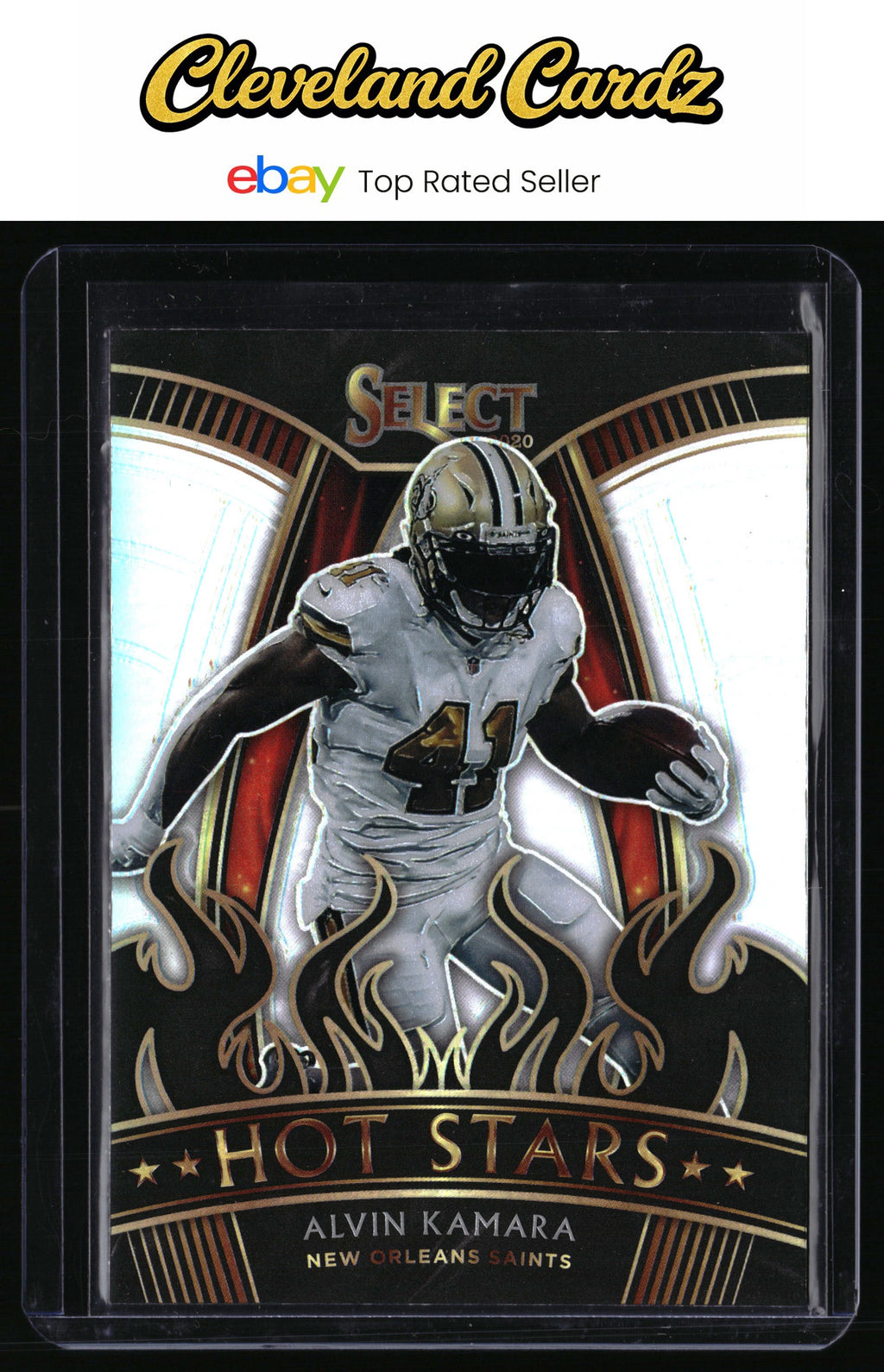 2020 Panini Select #HS15 Alvin Kamara Hot Stars Prizm
