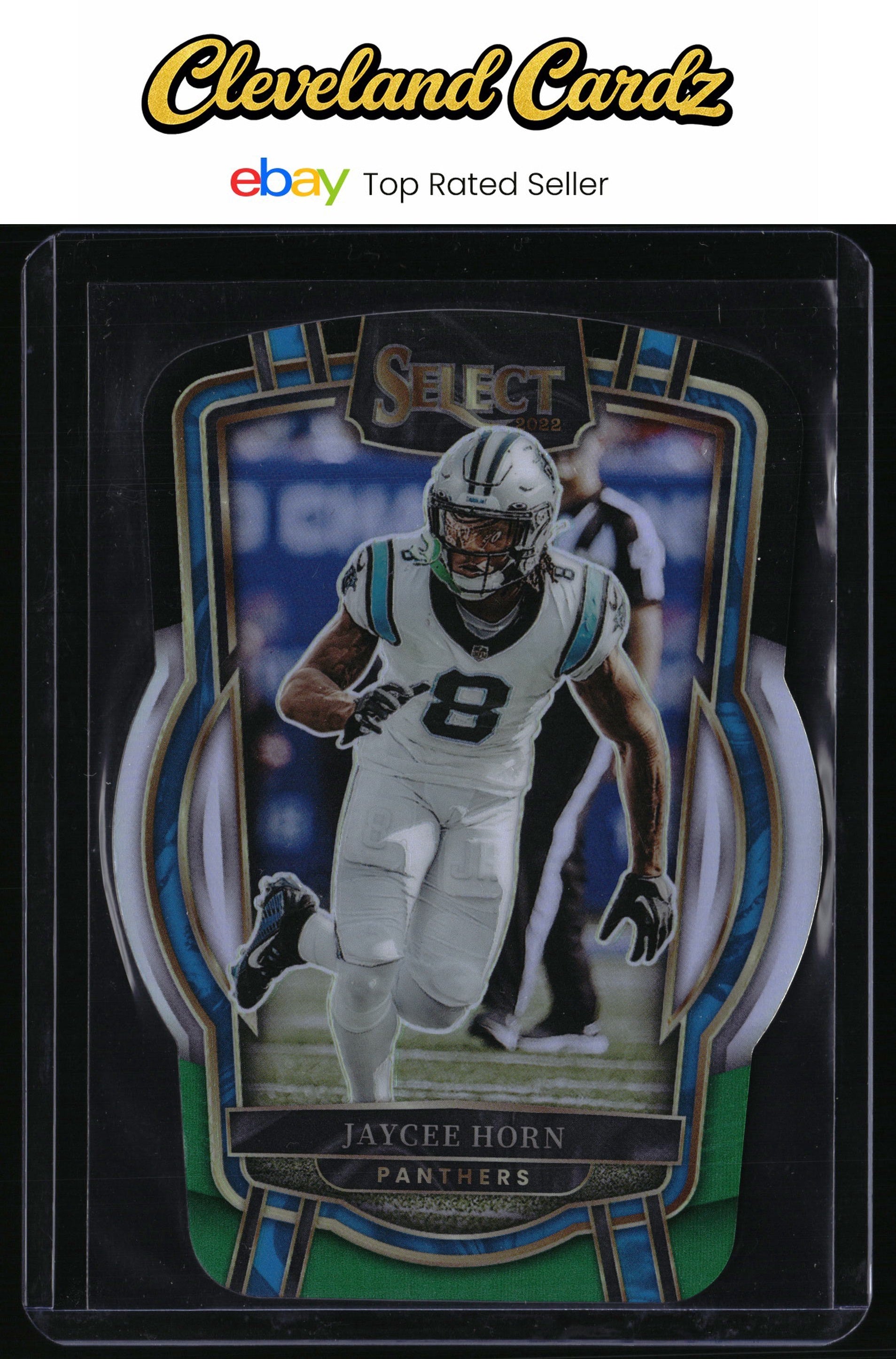 2022 Panini Select #288 Jaycee Horn White Prizm #/35