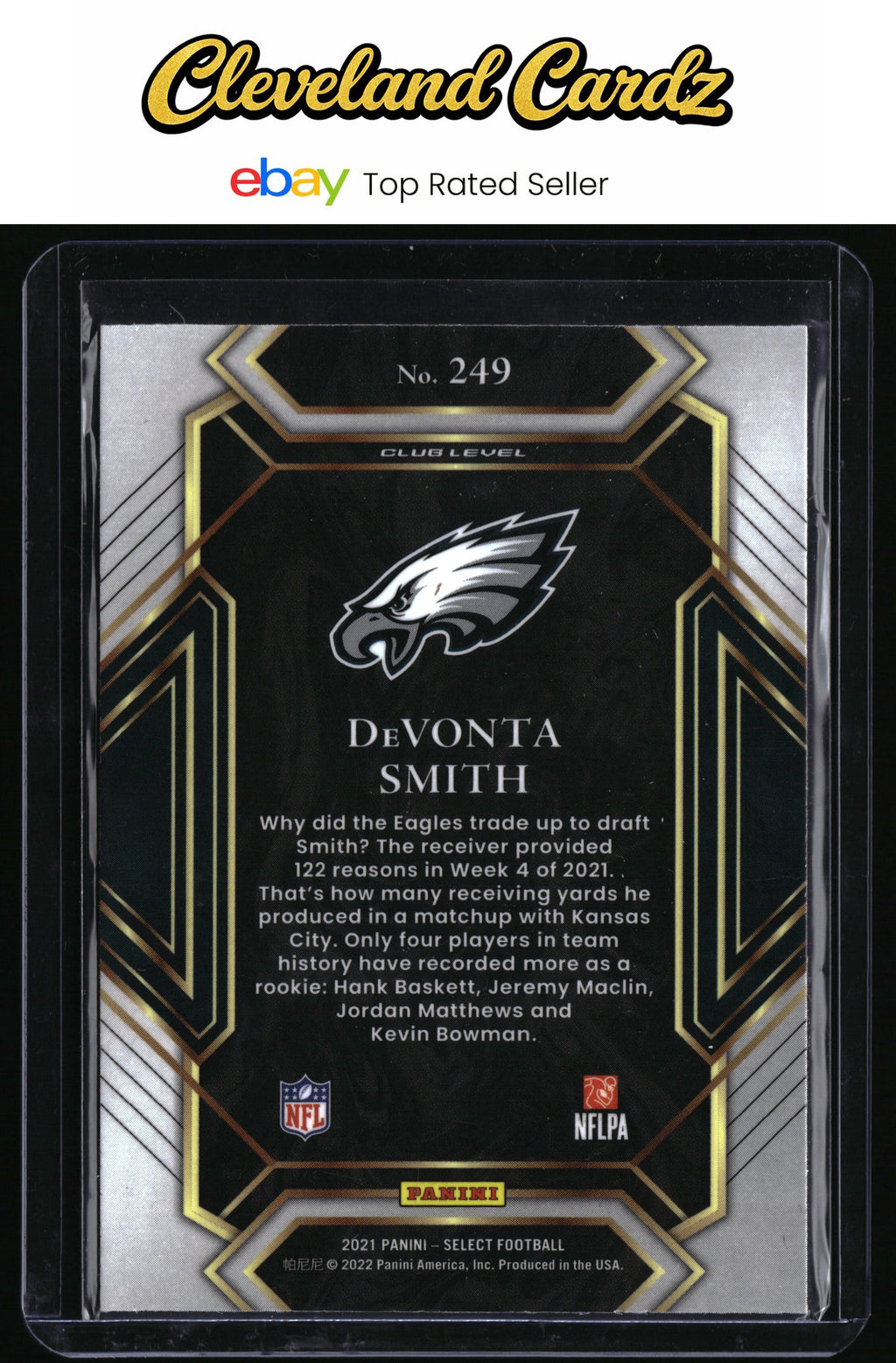 2021 Panini Select #249 DeVonta Smith