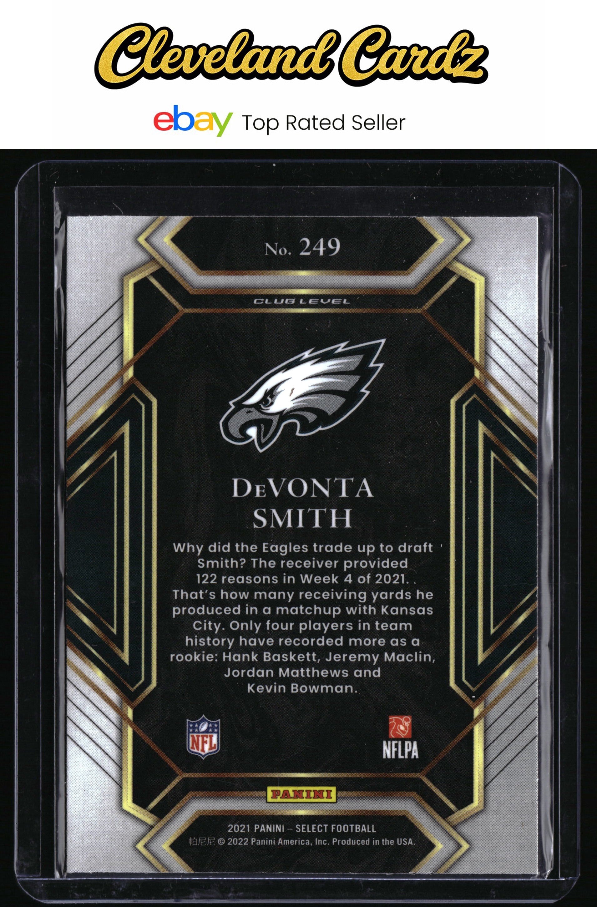 2021 Panini Select #249 DeVonta Smith