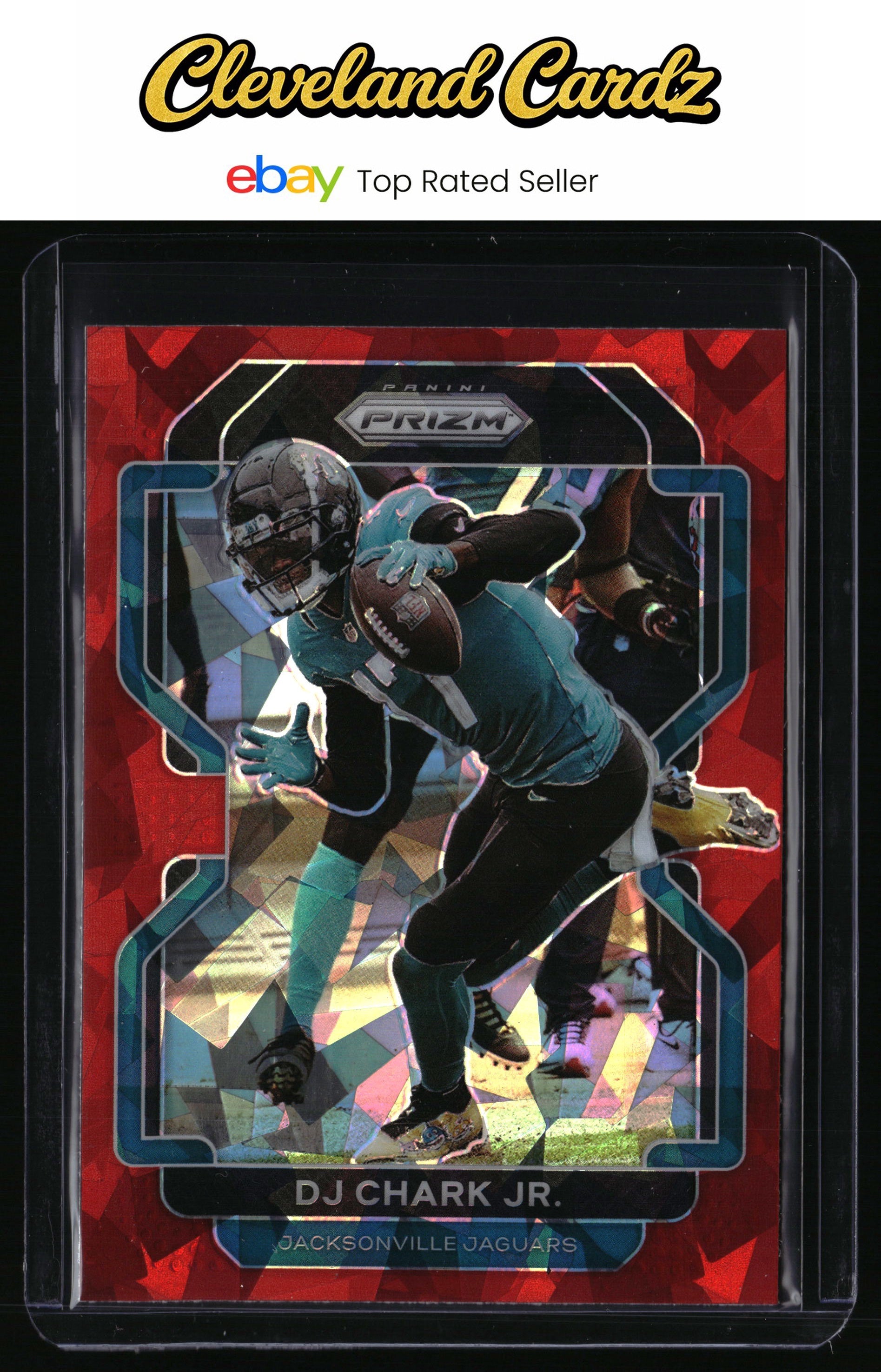 2021 Panini Prizm #11 DJ Chark Jr. Red Ice