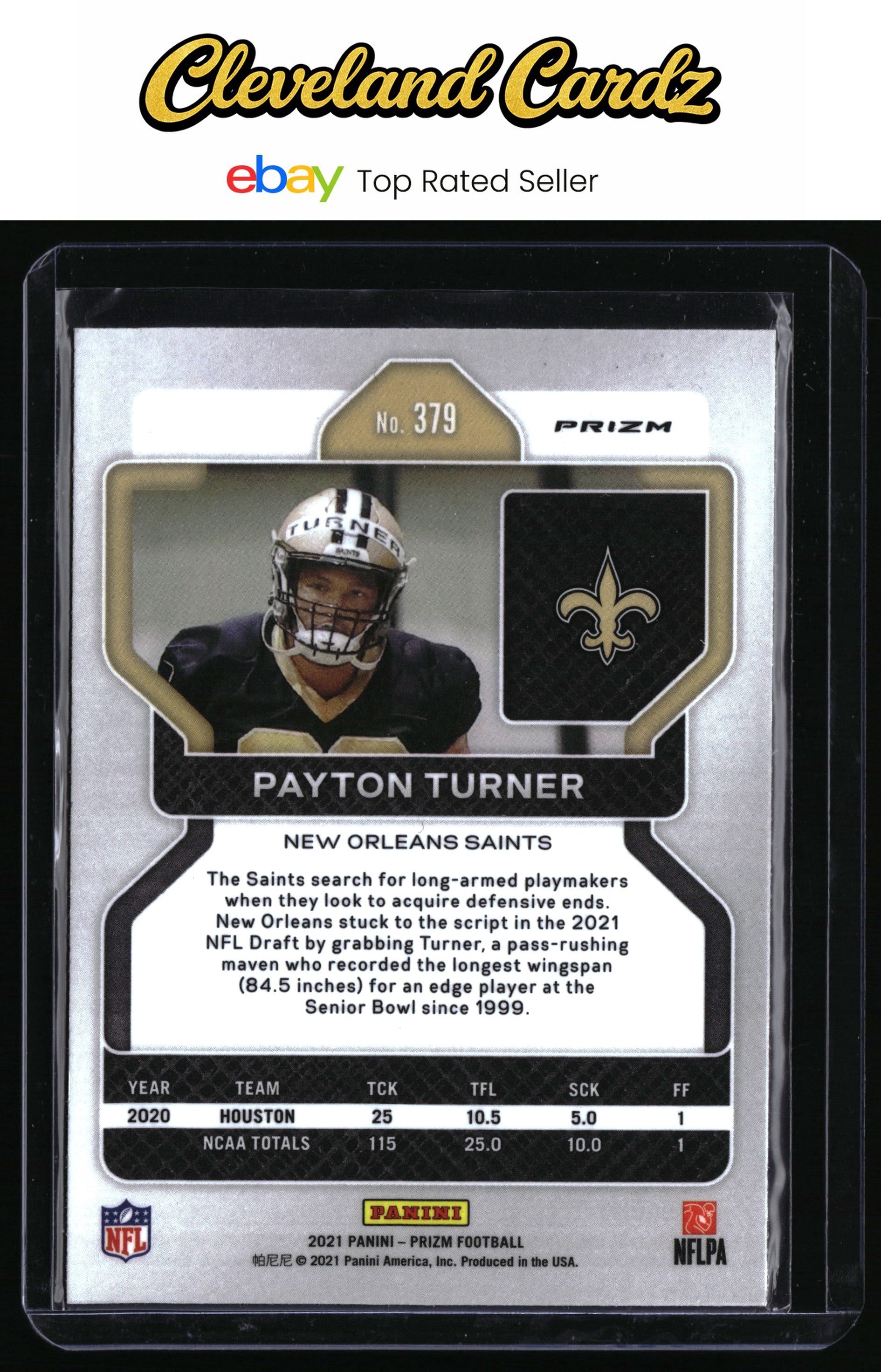 2021 Panini Prizm #379 Payton Turner Disco