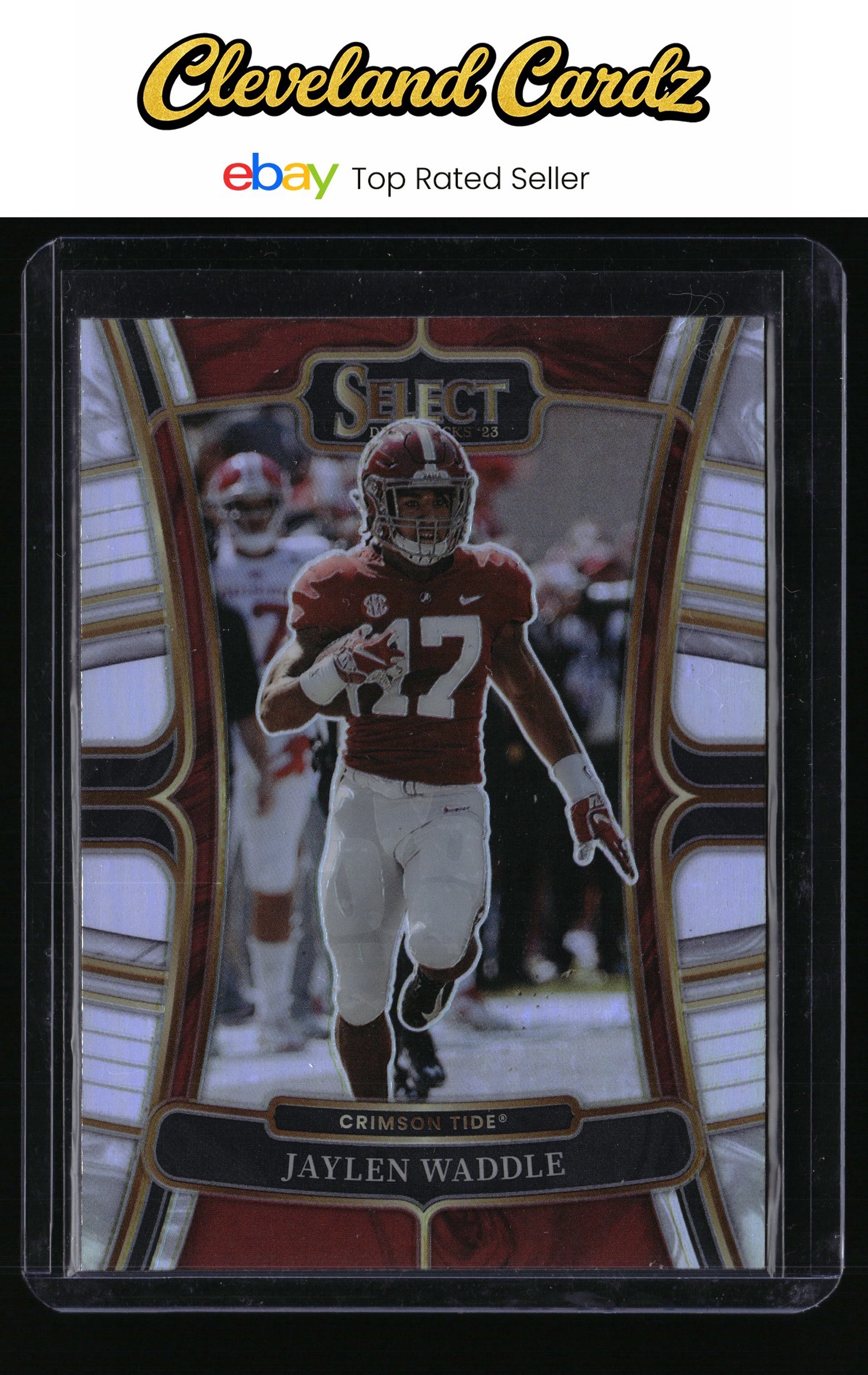 2023 Panini Select Draft Picks #59 Jaylen Waddle Silver Prizm