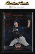 2026 Panini Stars & Stripes Prizm USA Baseball #1 Jamie Arnold Fireworks