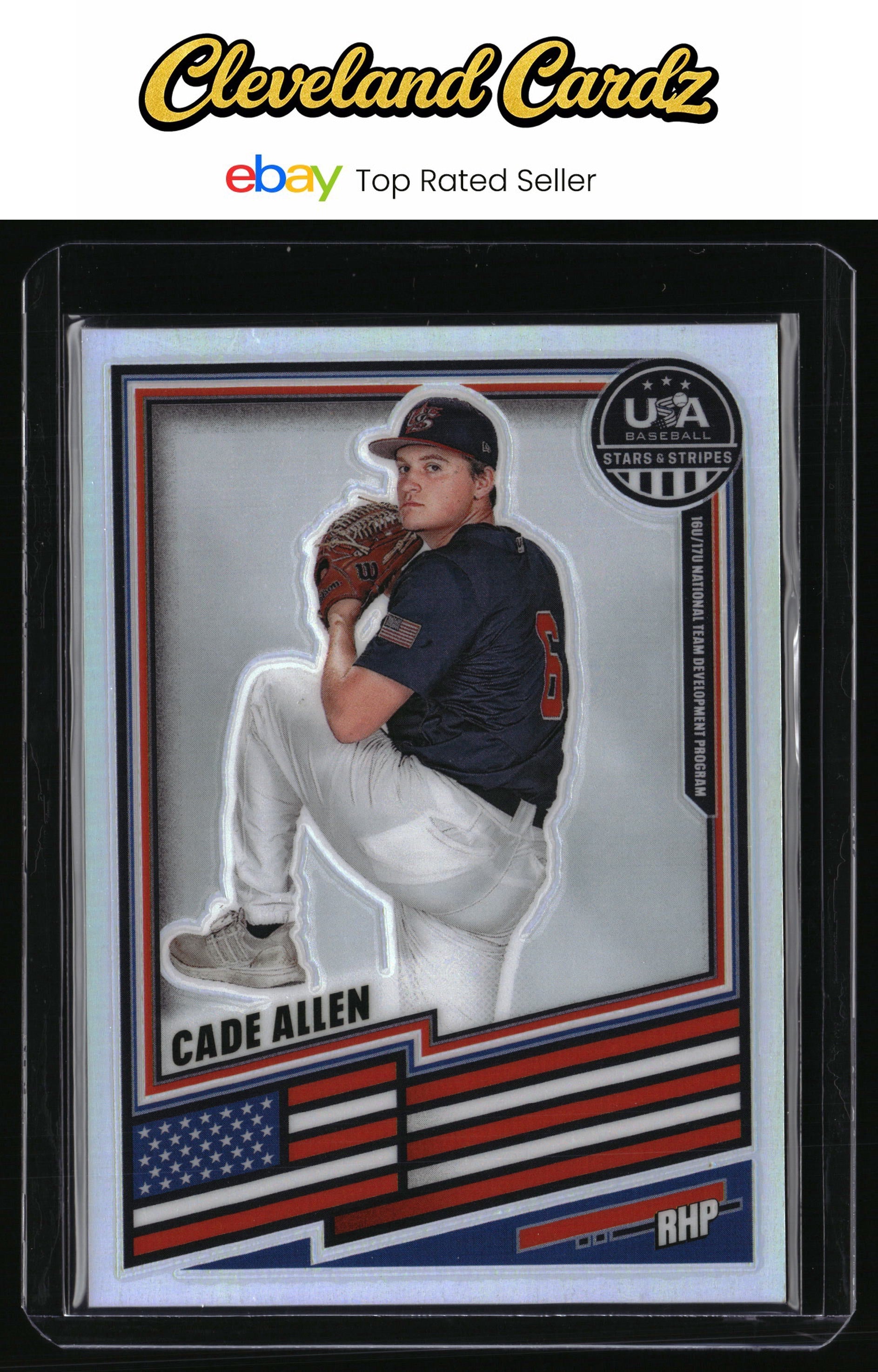 2026 Panini Stars & Stripes Prizm USA Baseball #174 Cade Allen