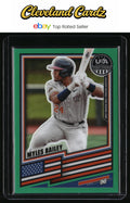 2026 Panini Stars & Stripes Prizm USA Baseball #160 Myles Bailey Green