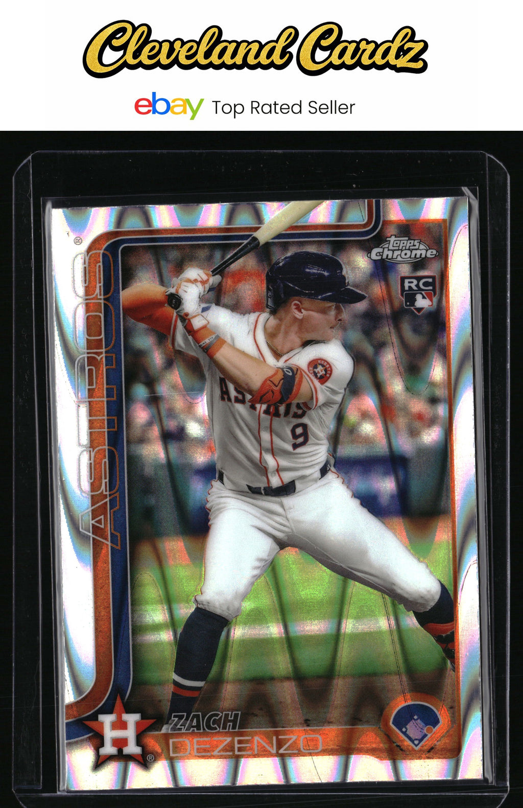 2025 Topps Chrome #294 Zach Dezenzo RayWave Refractors