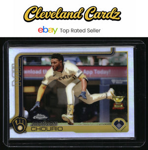 2025 Topps Chrome #262 Jackson Chourio Refractors