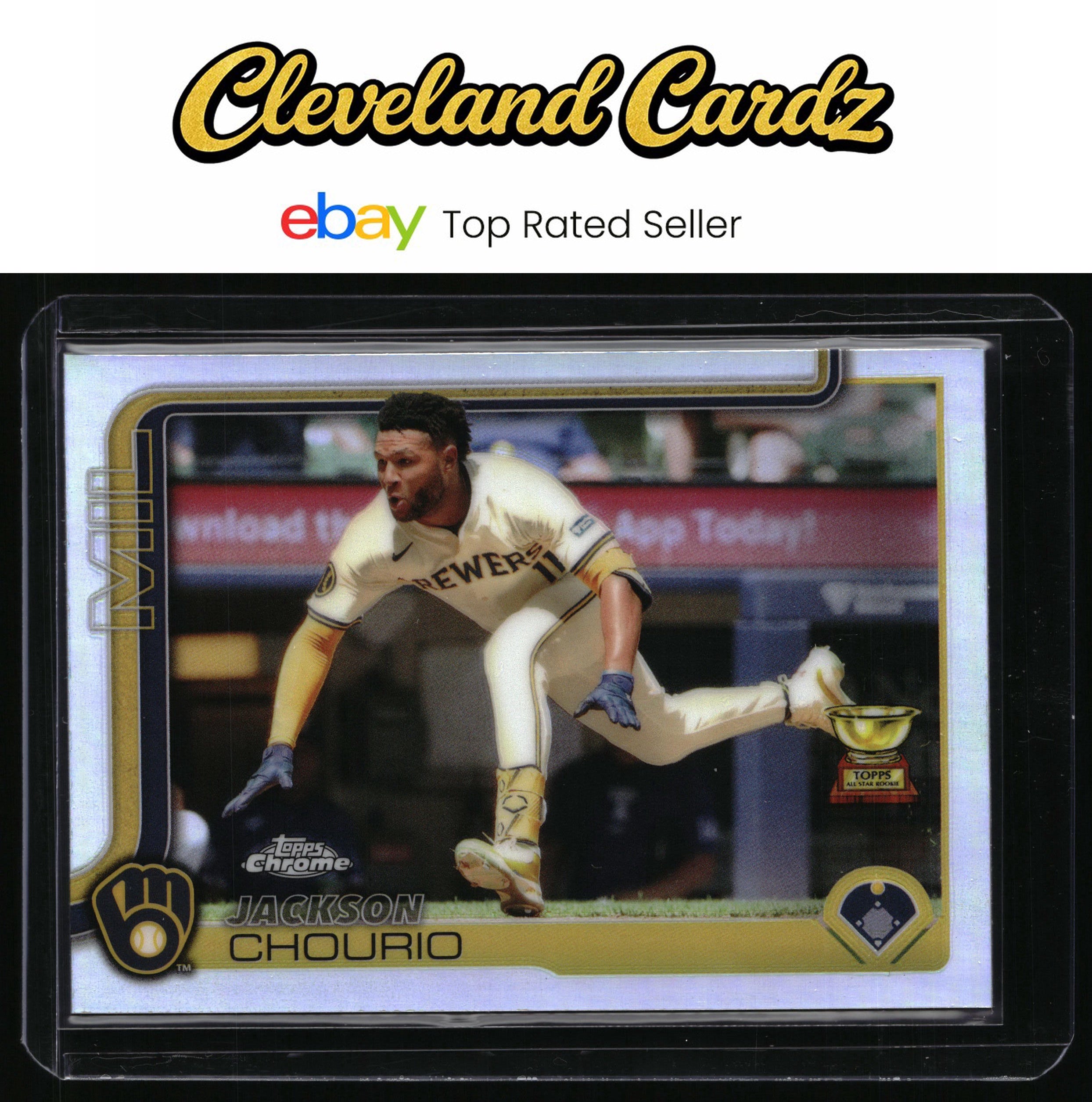 2025 Topps Chrome #262 Jackson Chourio Refractors