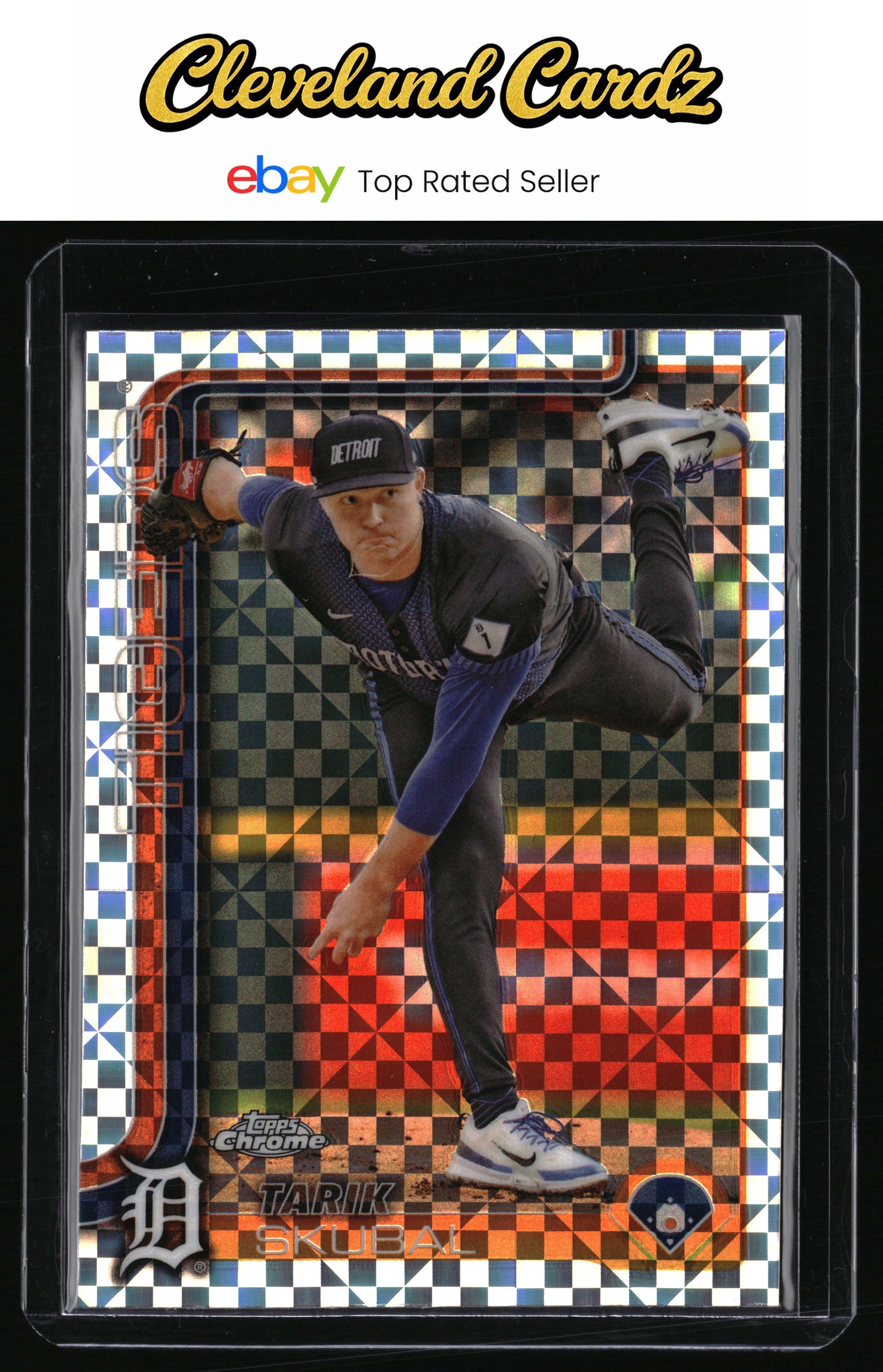 2025 Topps Chrome #258 Tarik Skubal X-Fractors