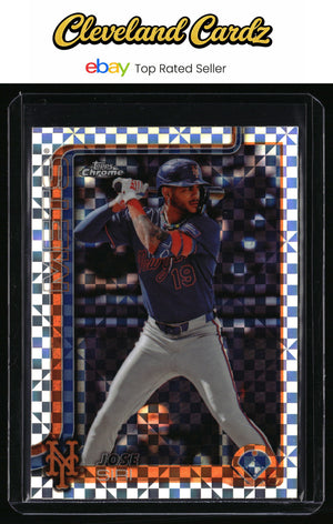 2025 Topps Chrome #195 Jose Siri X-Fractors