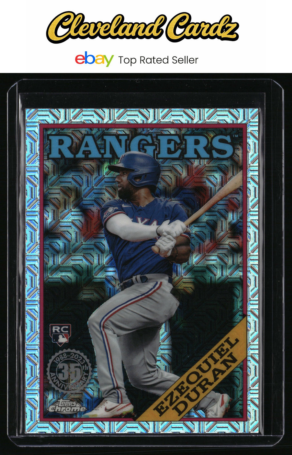 2023 Topps #T88C-78 Ezequiel Duran 1988 Topps 35th Anniversary Mojo Refractor