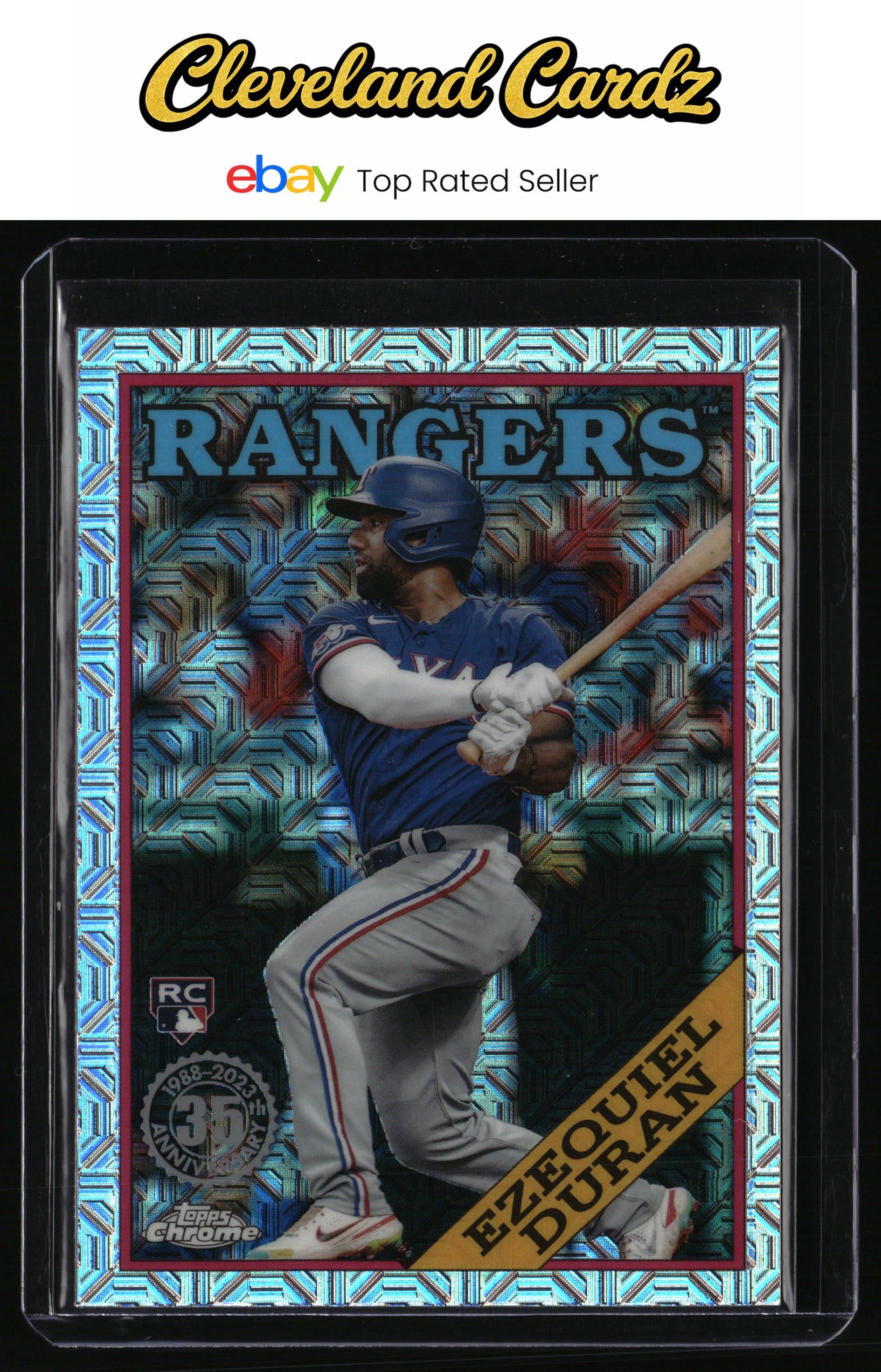 2023 Topps #T88C-78 Ezequiel Duran 1988 Topps 35th Anniversary Mojo Refractor