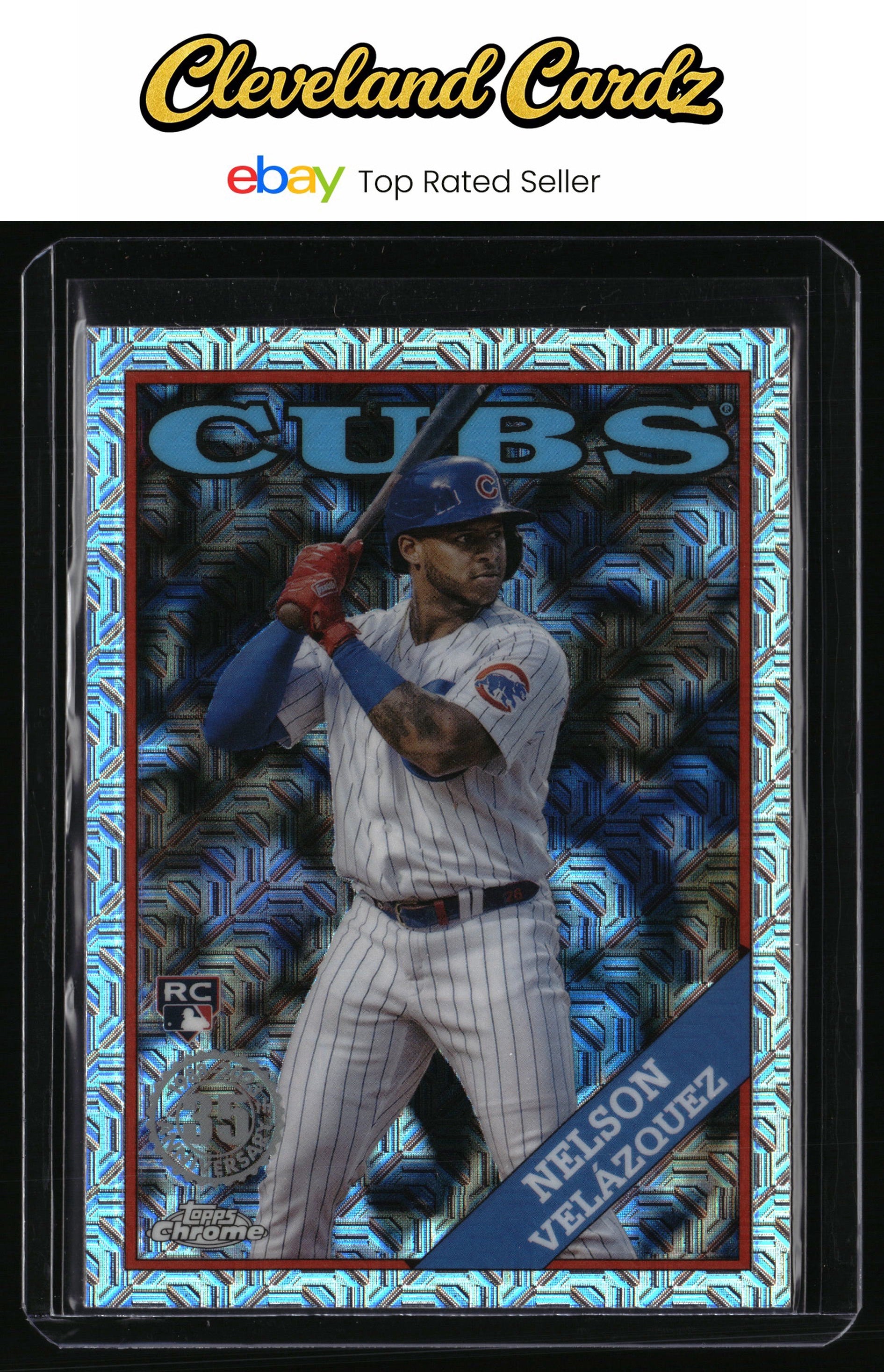 2023 Topps #T88C-94 Nelson Velazquez 1988 Topps 35th Anniversary Mojo Refractor