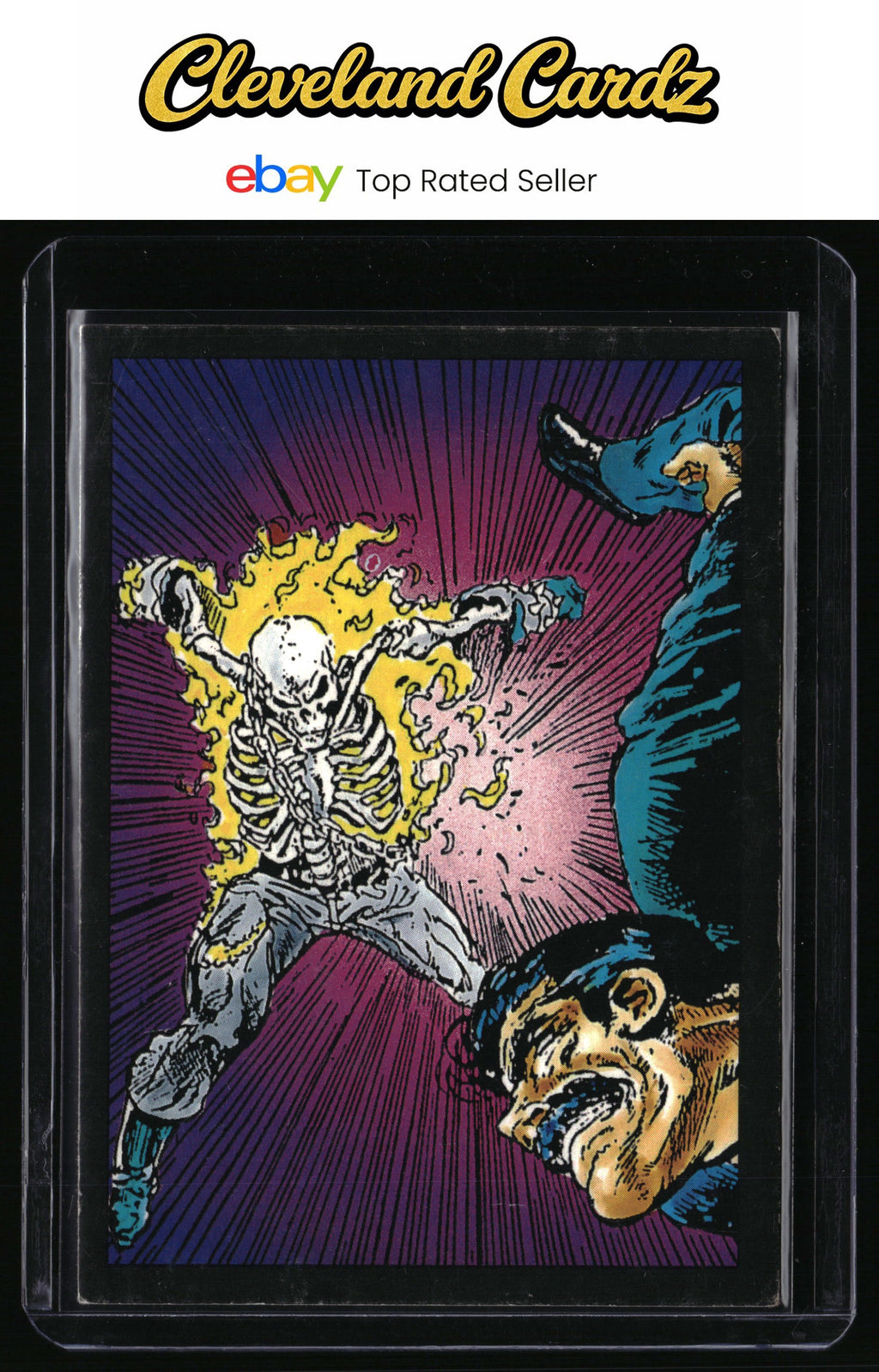 1992 Comic Images Ghost Rider II #27 Bare Bones